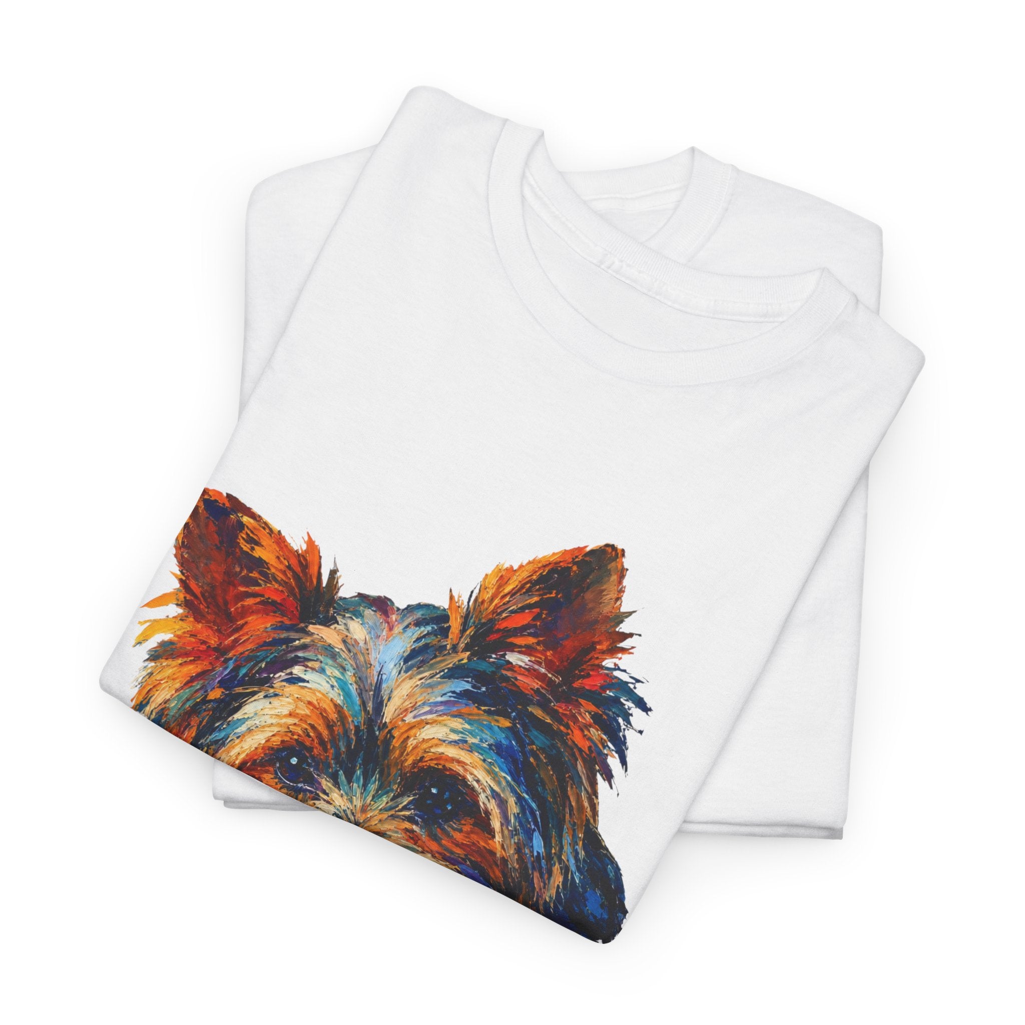 Yorkshire Terrier Portrait T-Shirt — Colorful Cute Yorkie Tee for Dog Lovers