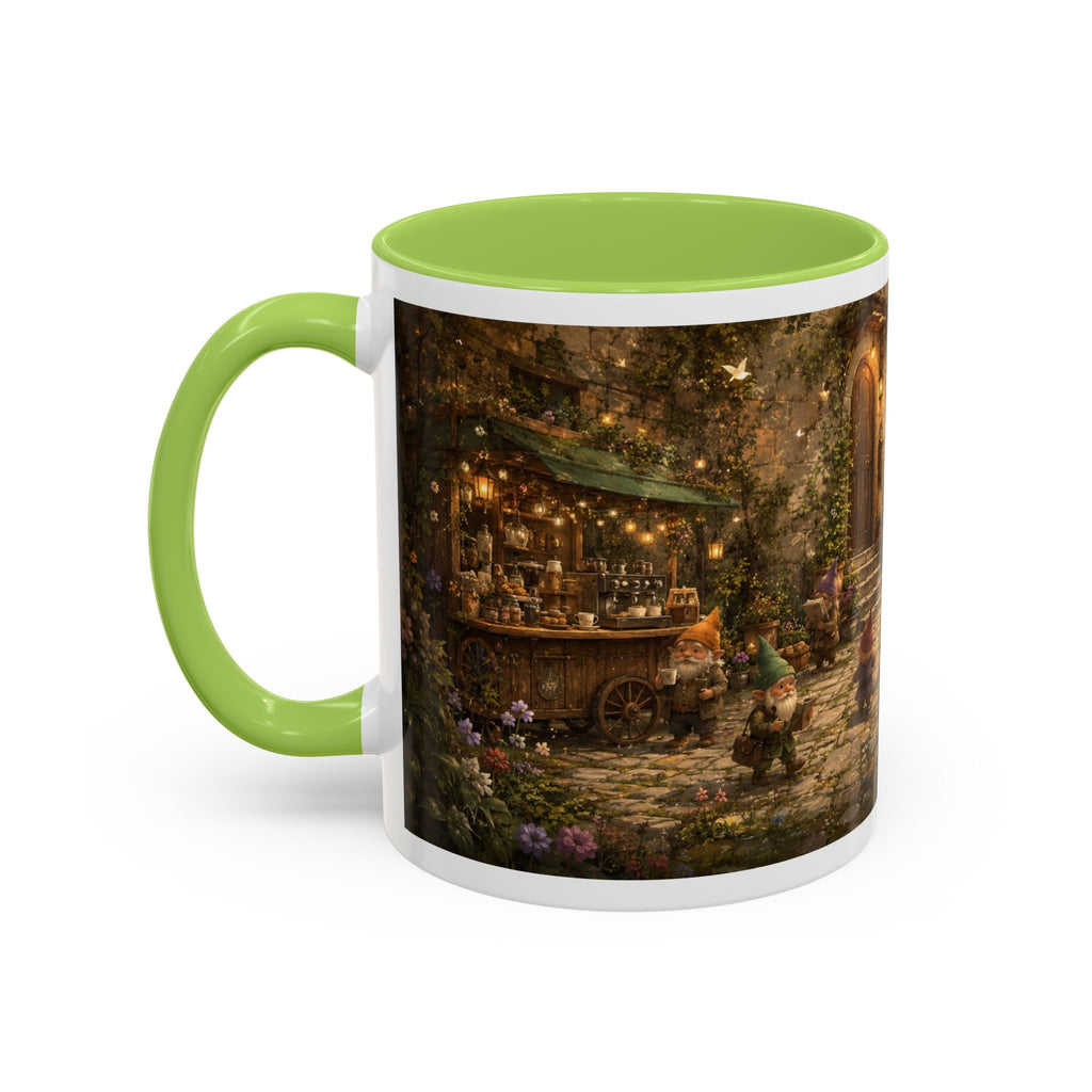 Whimsical Woodland Café Accent Coffee Mug — Cozy Fairy Tale Scene (11/15oz)