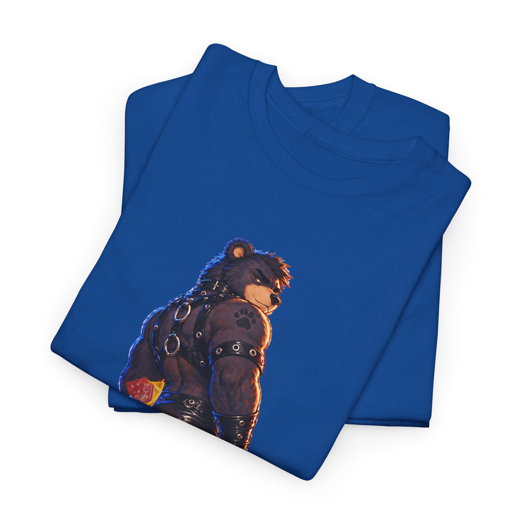 Bear Moto Graphic Tee — Retro Biker Bear T-Shirt