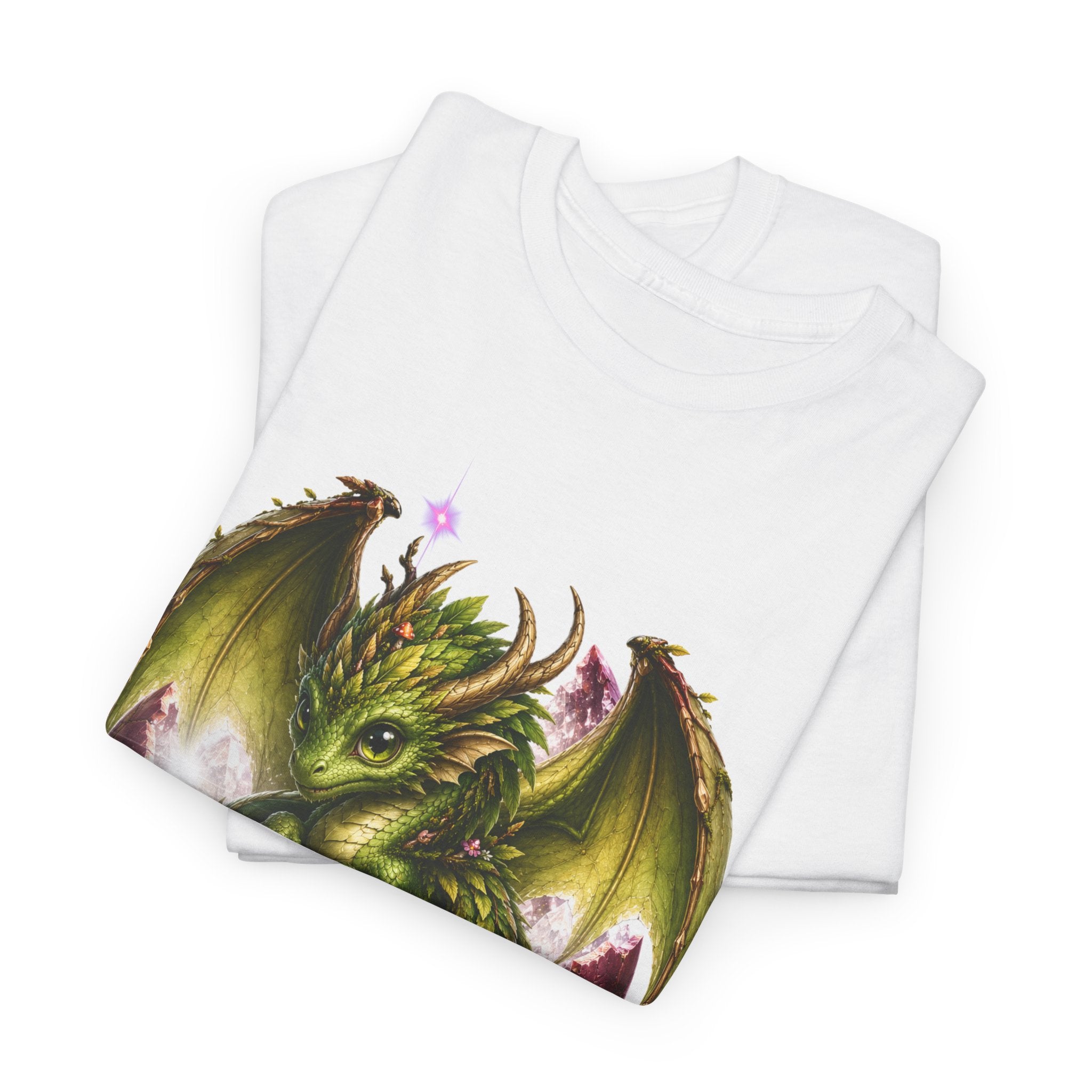 Dragon Hatchling Tee — Cute Green Baby Dragon Graphic T-Shirt