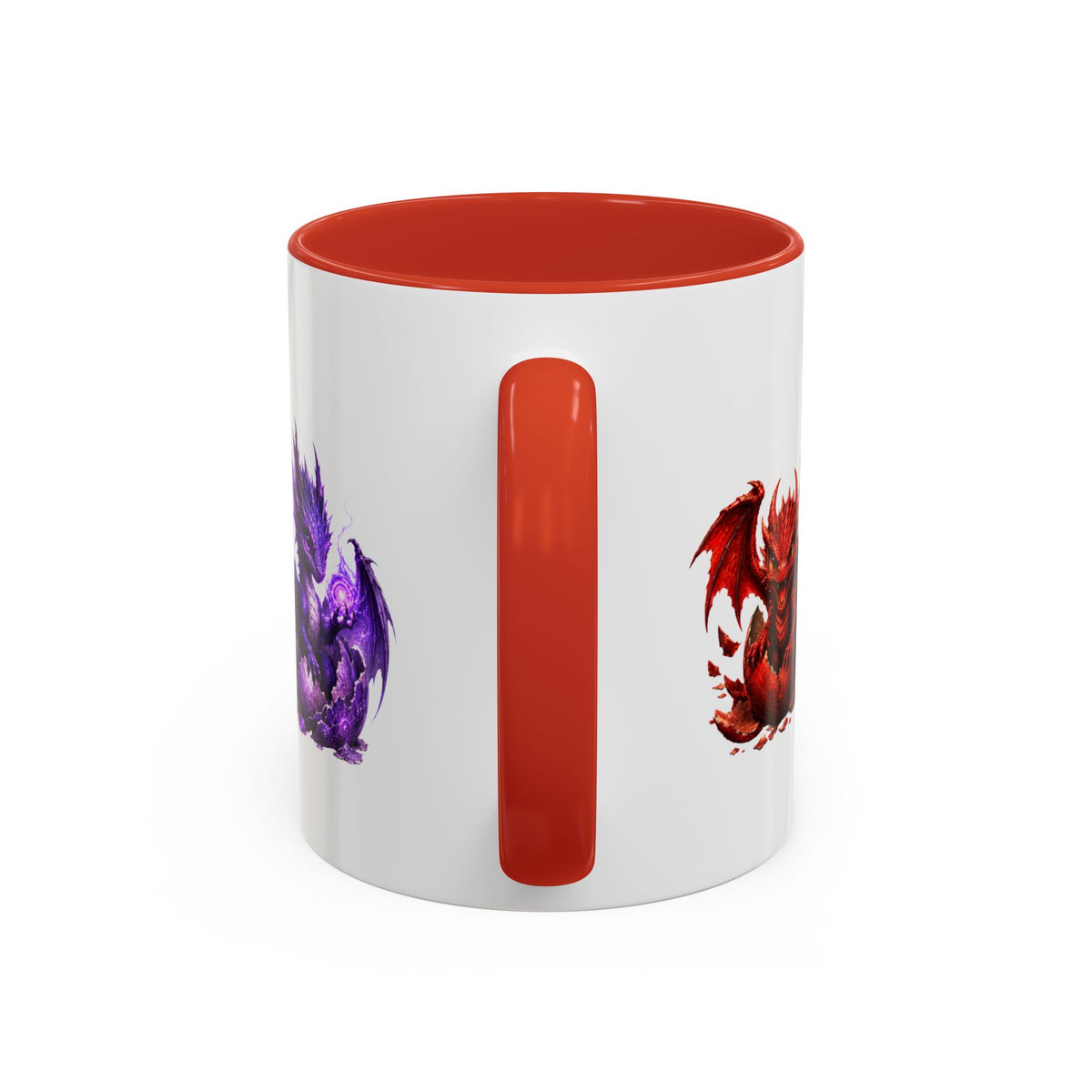 Dragon Element Accent Coffee Mug — Colorful Baby Dragon Lineup (11/15oz)