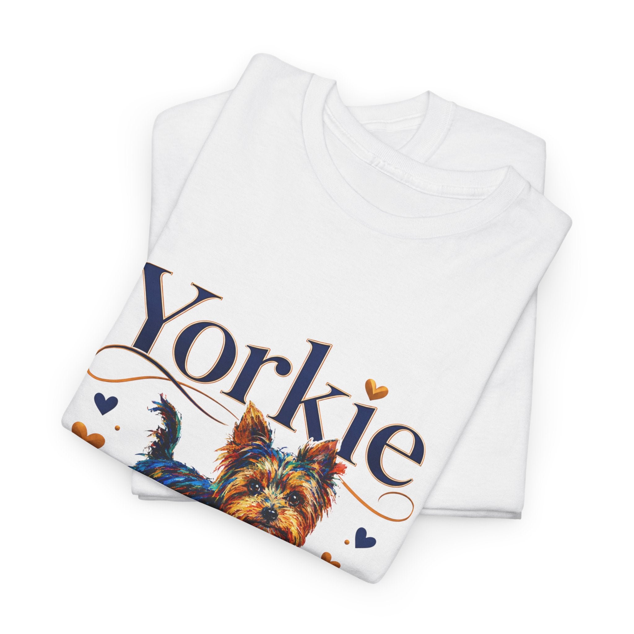 Yorkie Grandma T-Shirt – Cute Yorkshire Terrier Mom Graphic Tee