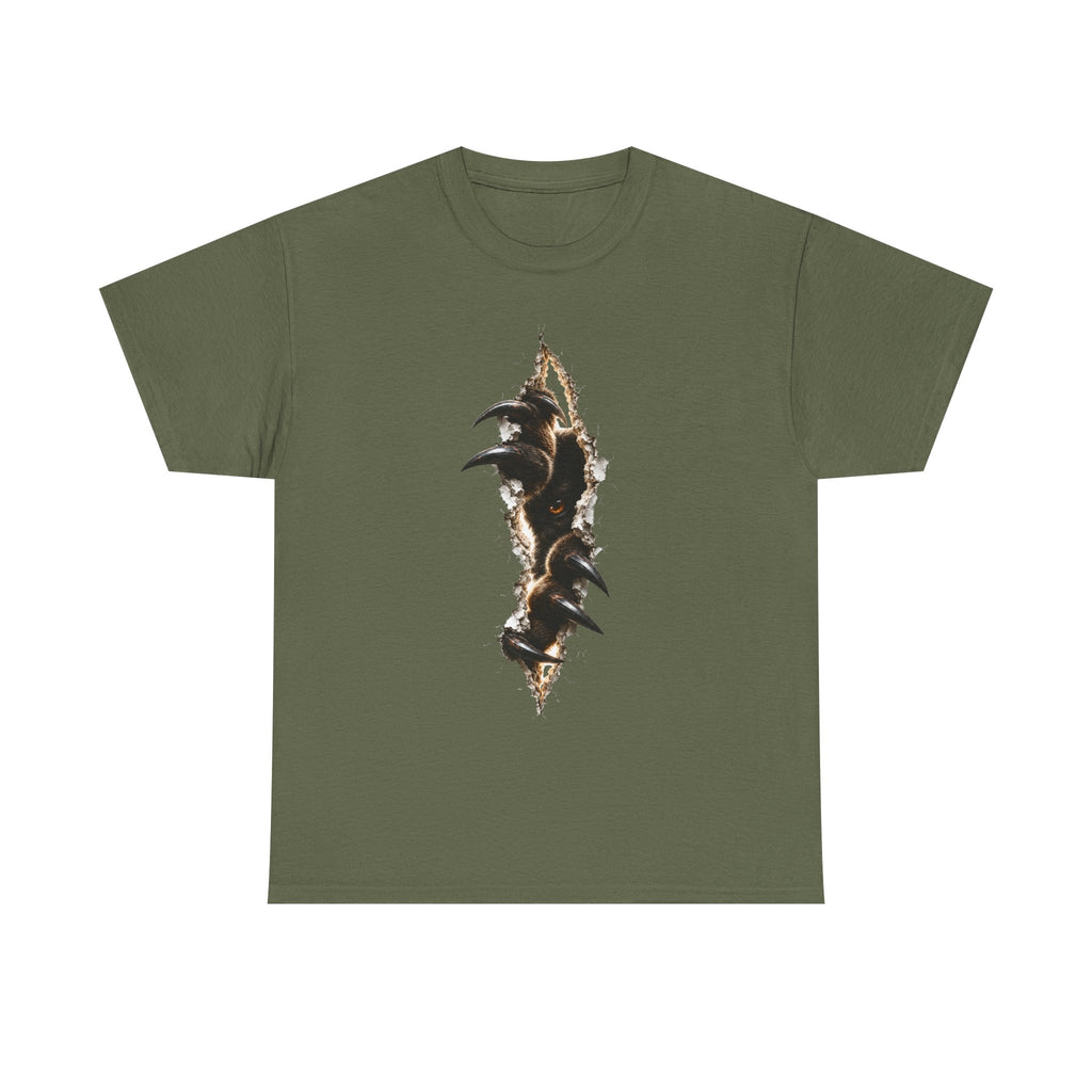 Bear Ripped Tee — Scarey Bear ripping through the shirt.Graphic T-Shirt