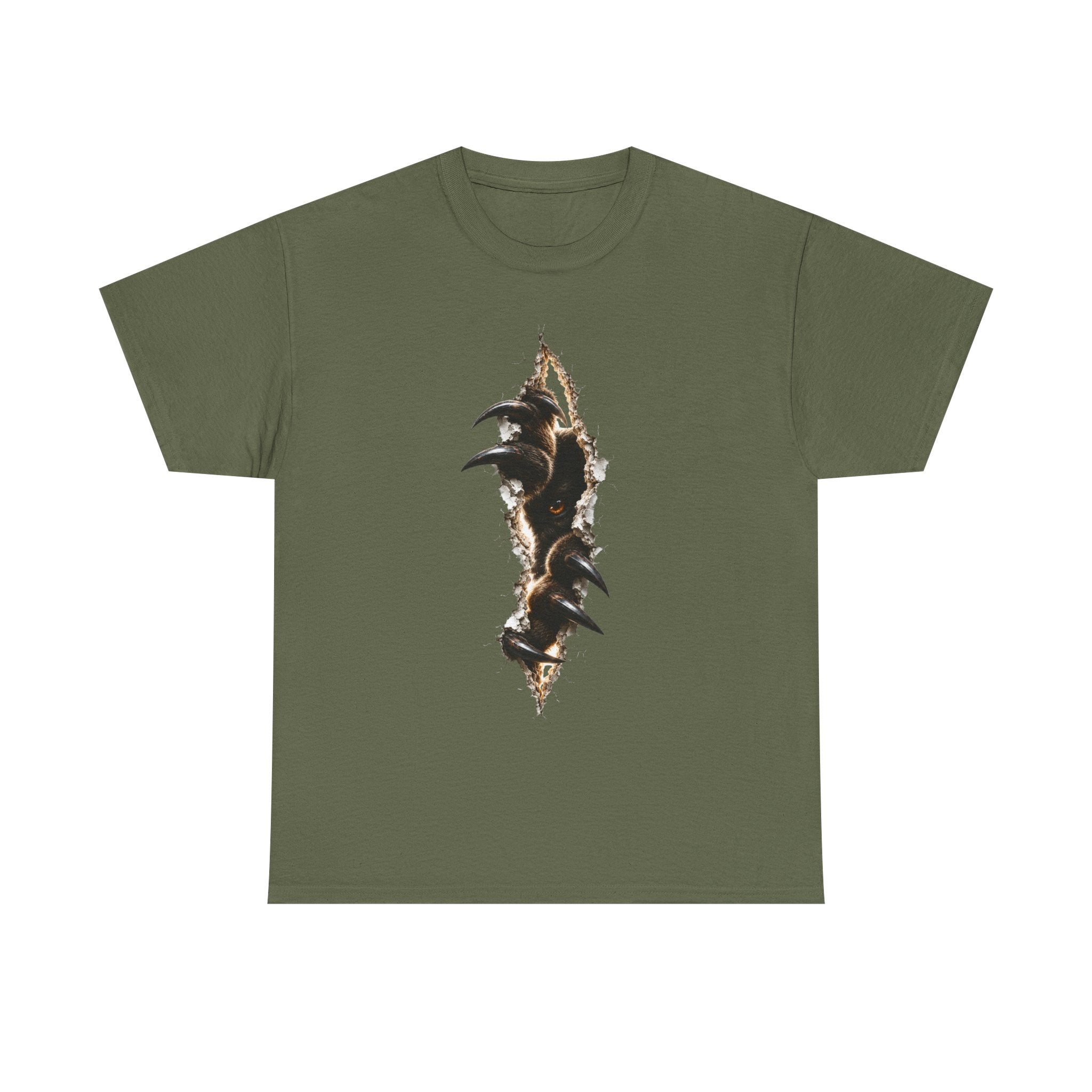 Bear Ripped Tee — Scarey Bear ripping through the shirt.Graphic T-Shirt