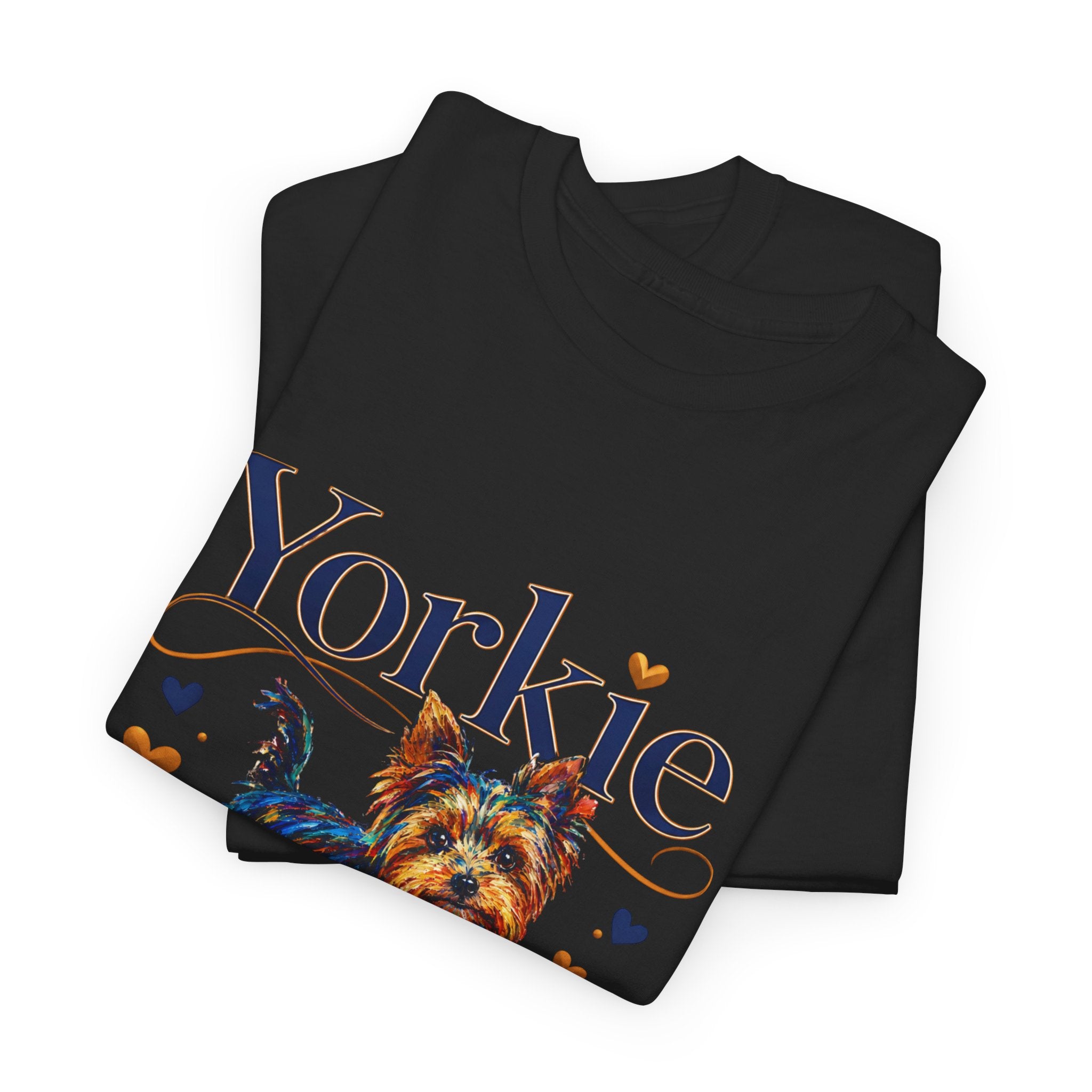 Yorkie Grandma T-Shirt – Cute Yorkshire Terrier Mom Graphic Tee