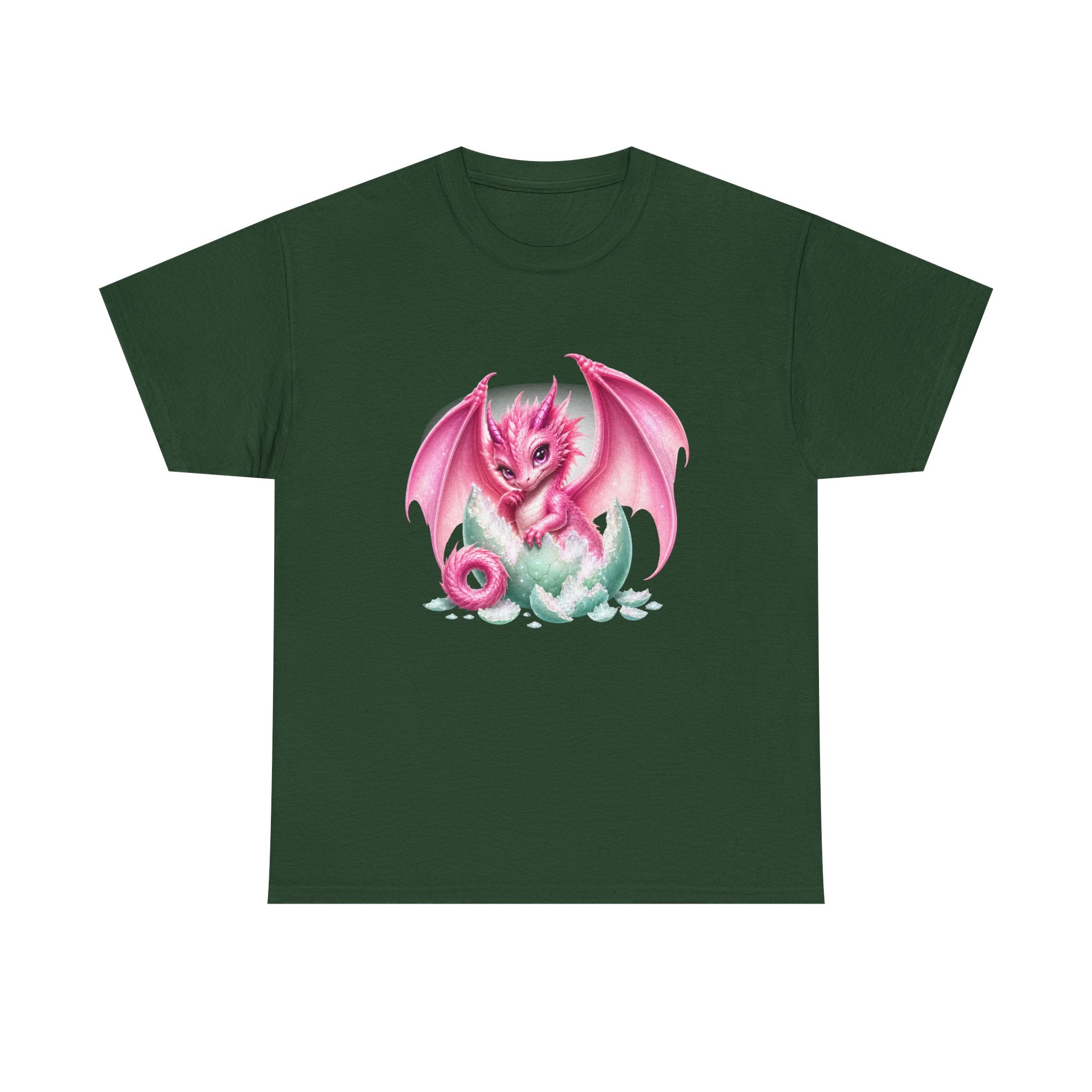 Pink Baby Dragon T-Shirt — Cute Fantasy Dragon Graphic Tee