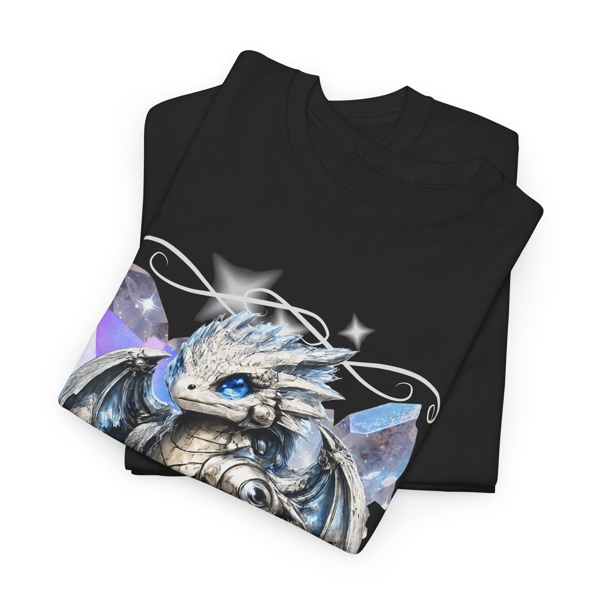 Ice Dragon Tee — Cute Baby Dragon Illustration T‑Shirt