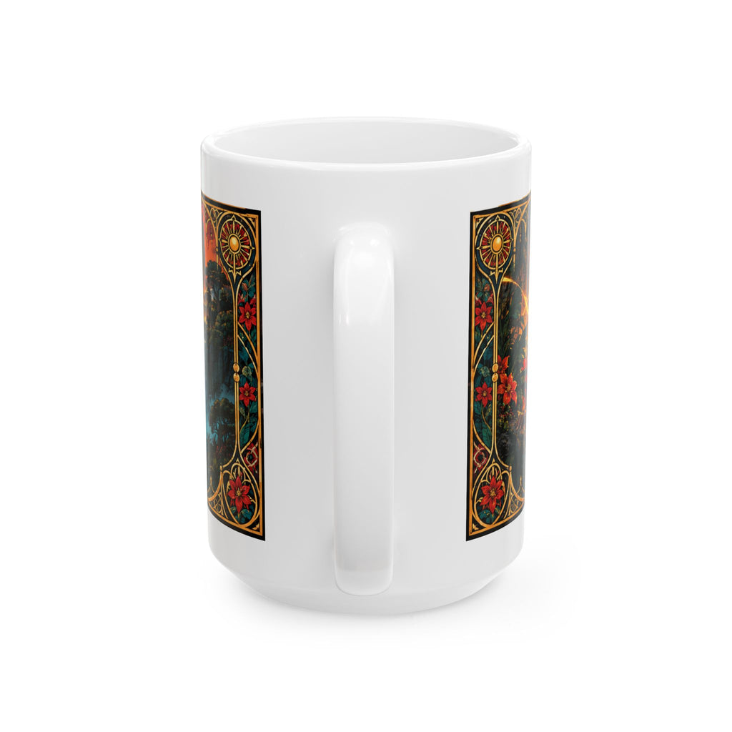 Afrocentric Coffee Mug – Black Art Mug with Empowering African American Artwork – Melanin Gift – Black Culture Home Decor