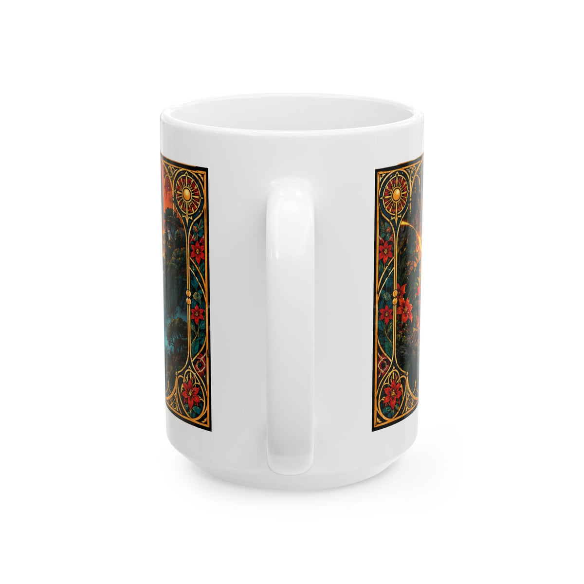 Afrocentric Coffee Mug – Black Art Mug with Empowering African American Artwork – Melanin Gift – Black Culture Home Decor