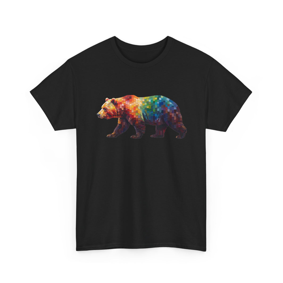 Rainbow Bear Pride T-Shirt – Colorful LGBTQ+ Bear Graphic Tee | Gay Bear Pride Shirt