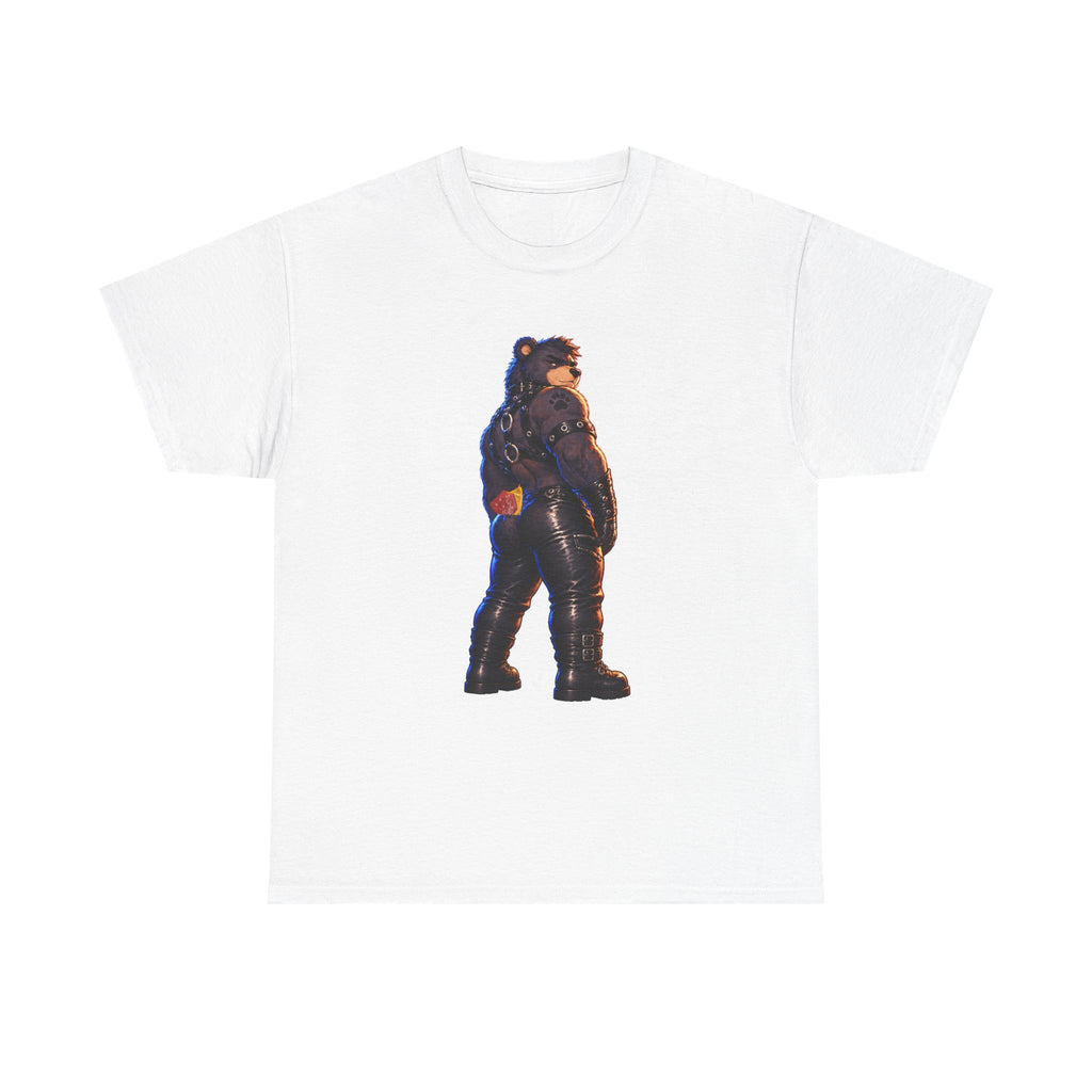 Bear Moto Graphic Tee — Retro Biker Bear T-Shirt