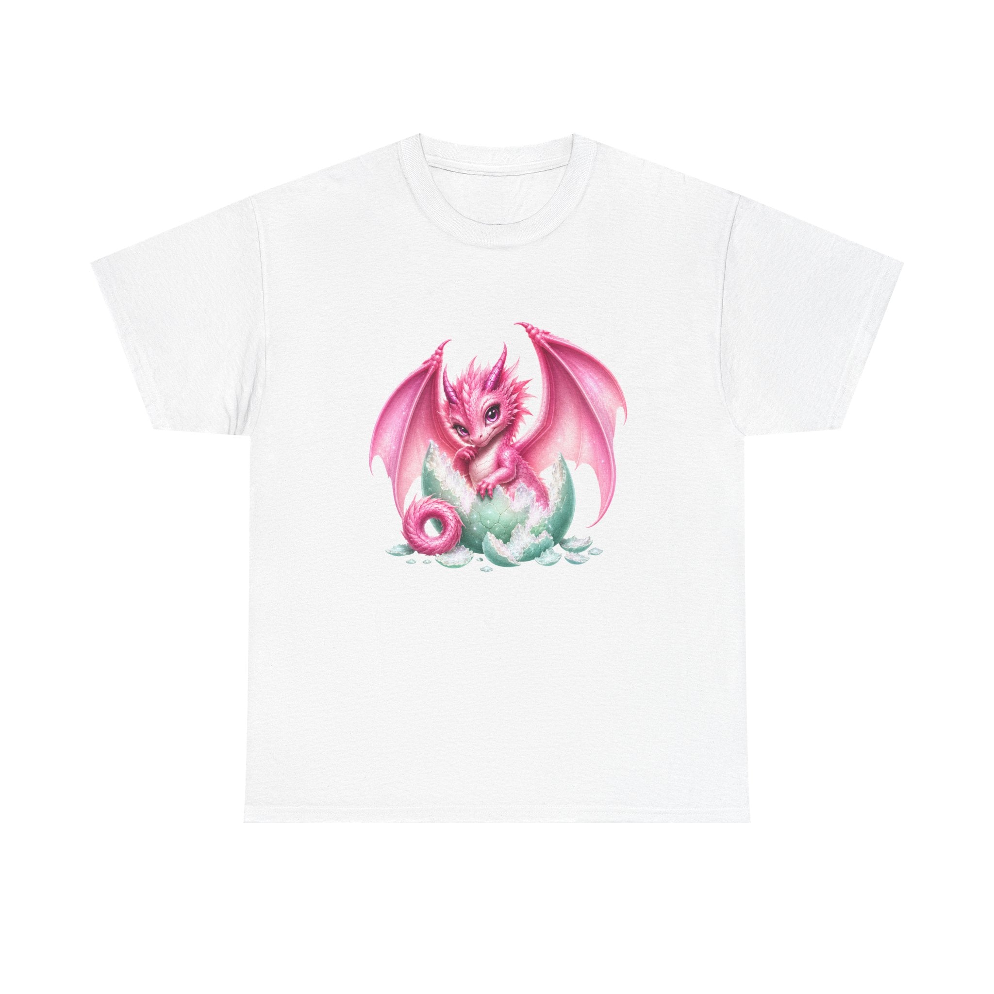 Pink Baby Dragon T-Shirt — Cute Fantasy Dragon Graphic Tee
