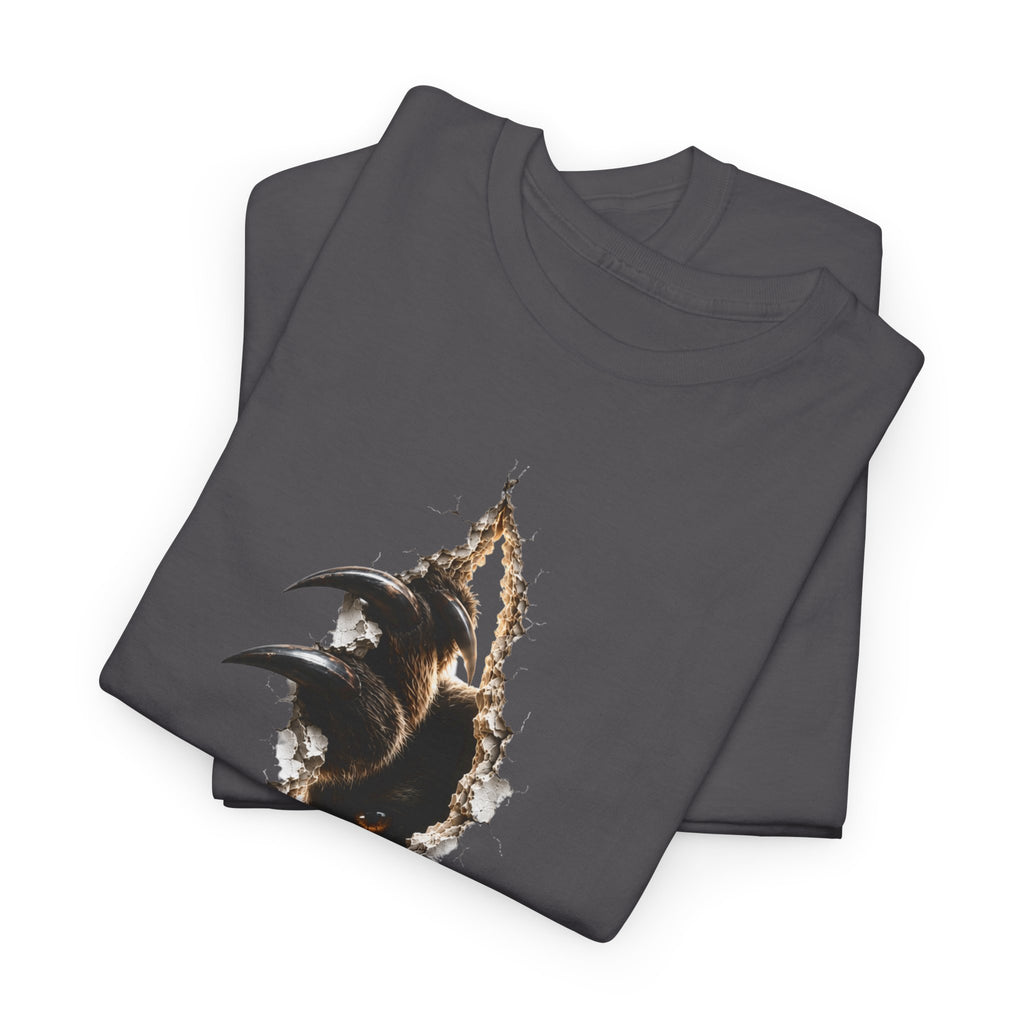 Bear Ripped Tee — Scarey Bear ripping through the shirt.Graphic T-Shirt