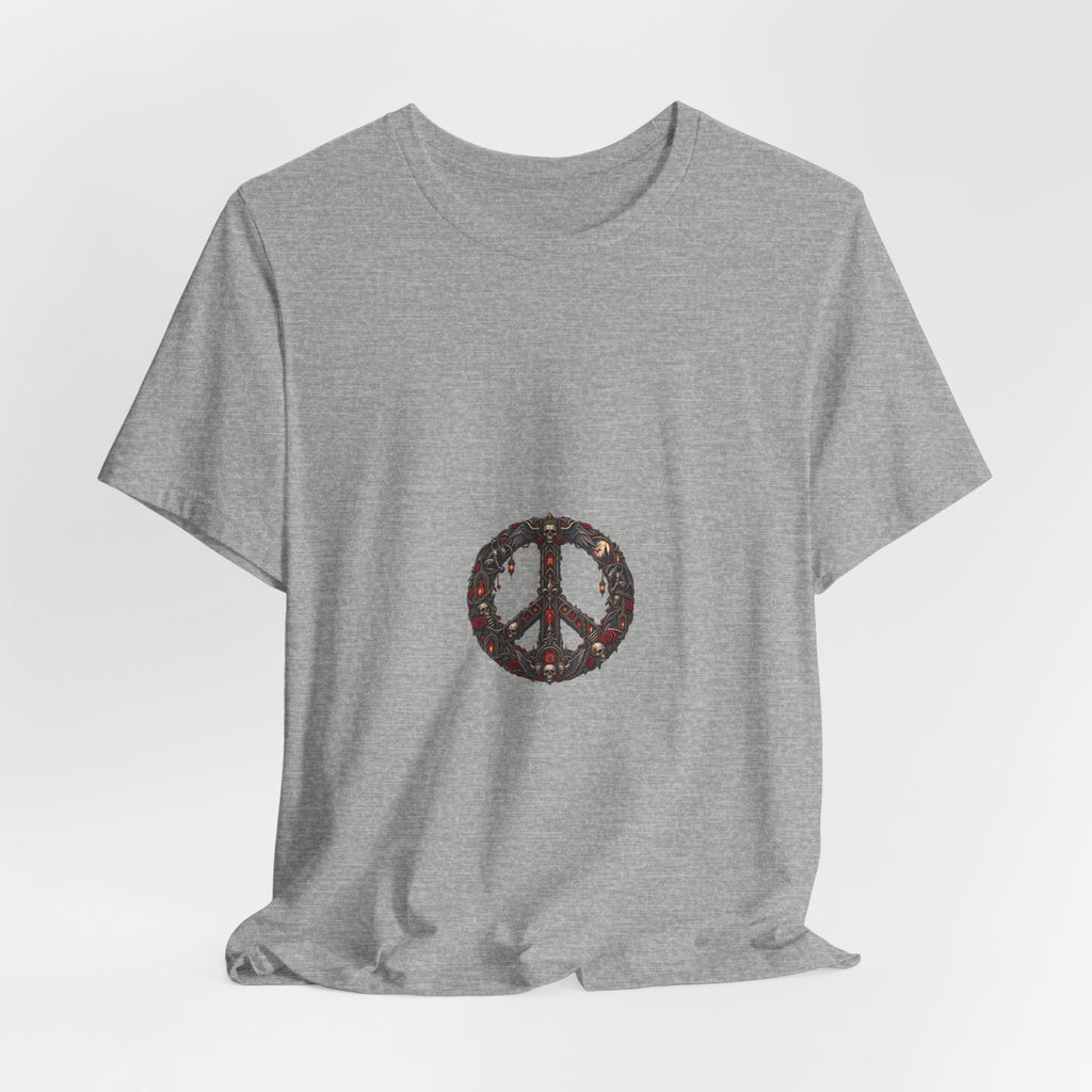 Peace Sign T‑Shirt — Vintage Floral Peace Symbol Tee