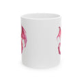 Pink Dragon Ceramic Mug – Cute Watercolor Fantasy Coffee Cup (11oz, 15oz)