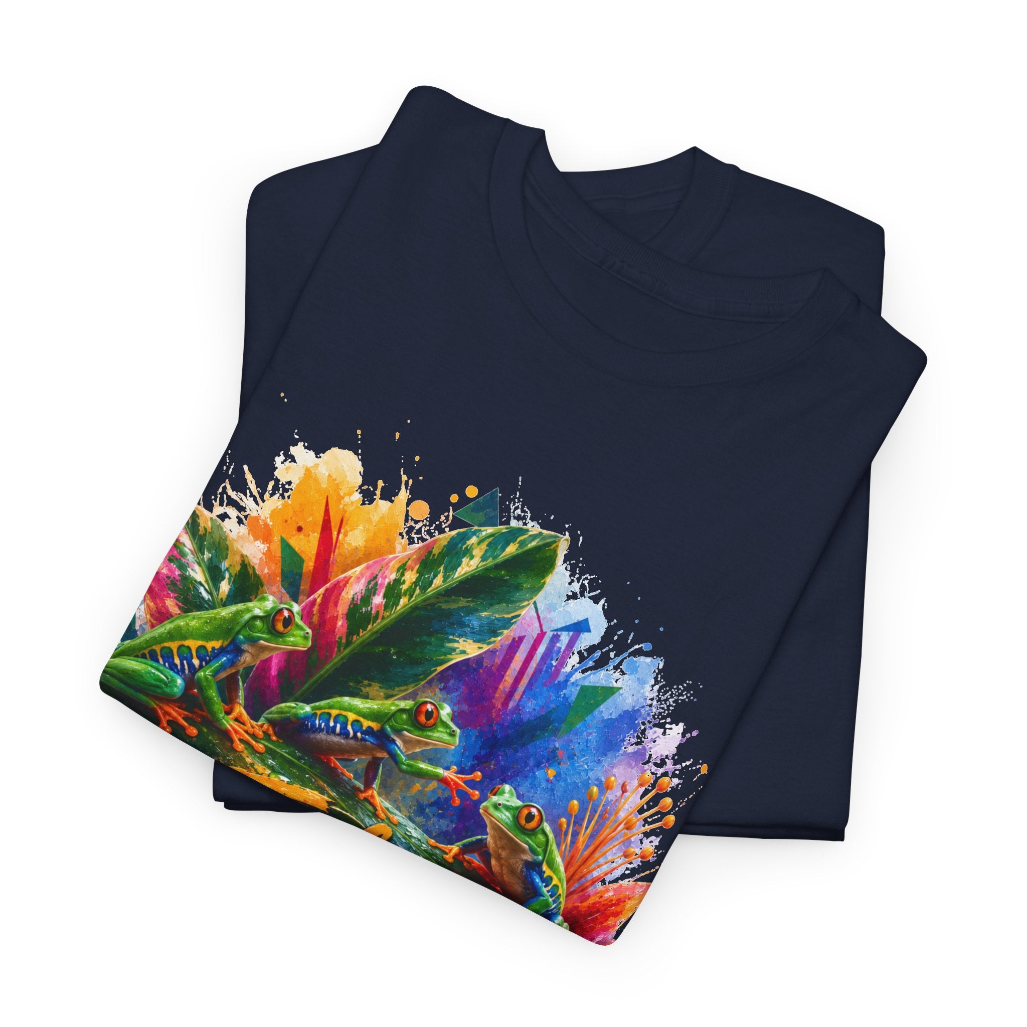 Feeling Froggy T-Shirt – Colorful Frog Graphic Tee