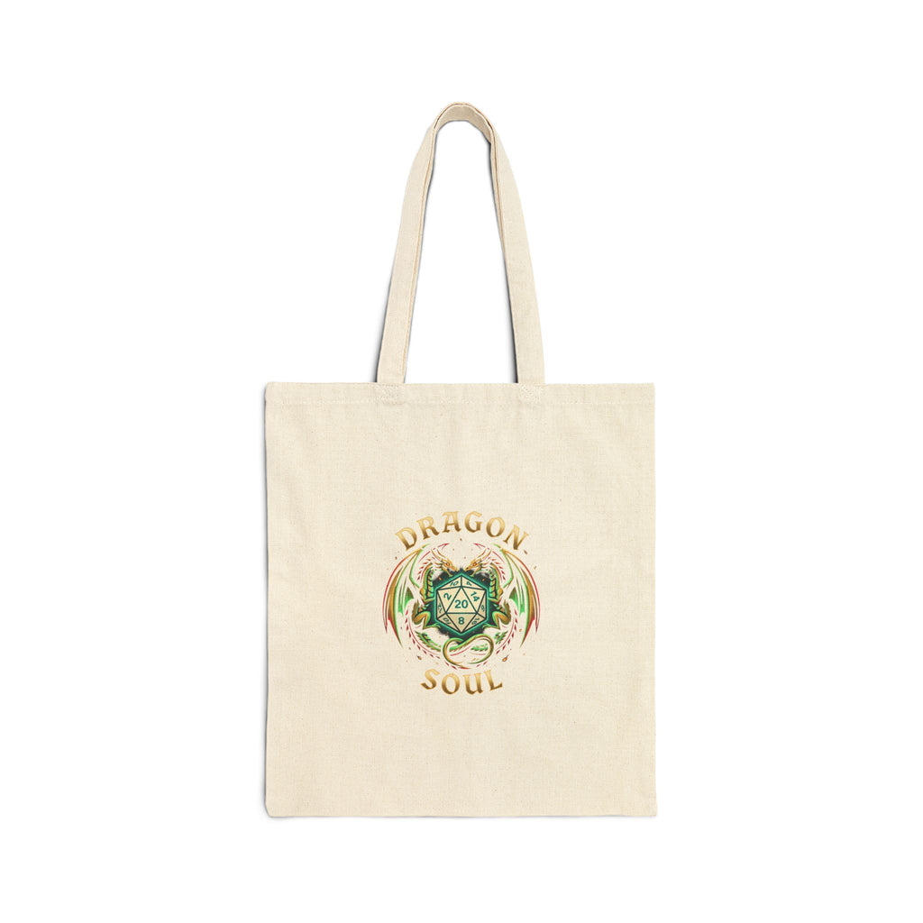 Dragon Soul Tote, fantasy art, mythical creature, tattoo style