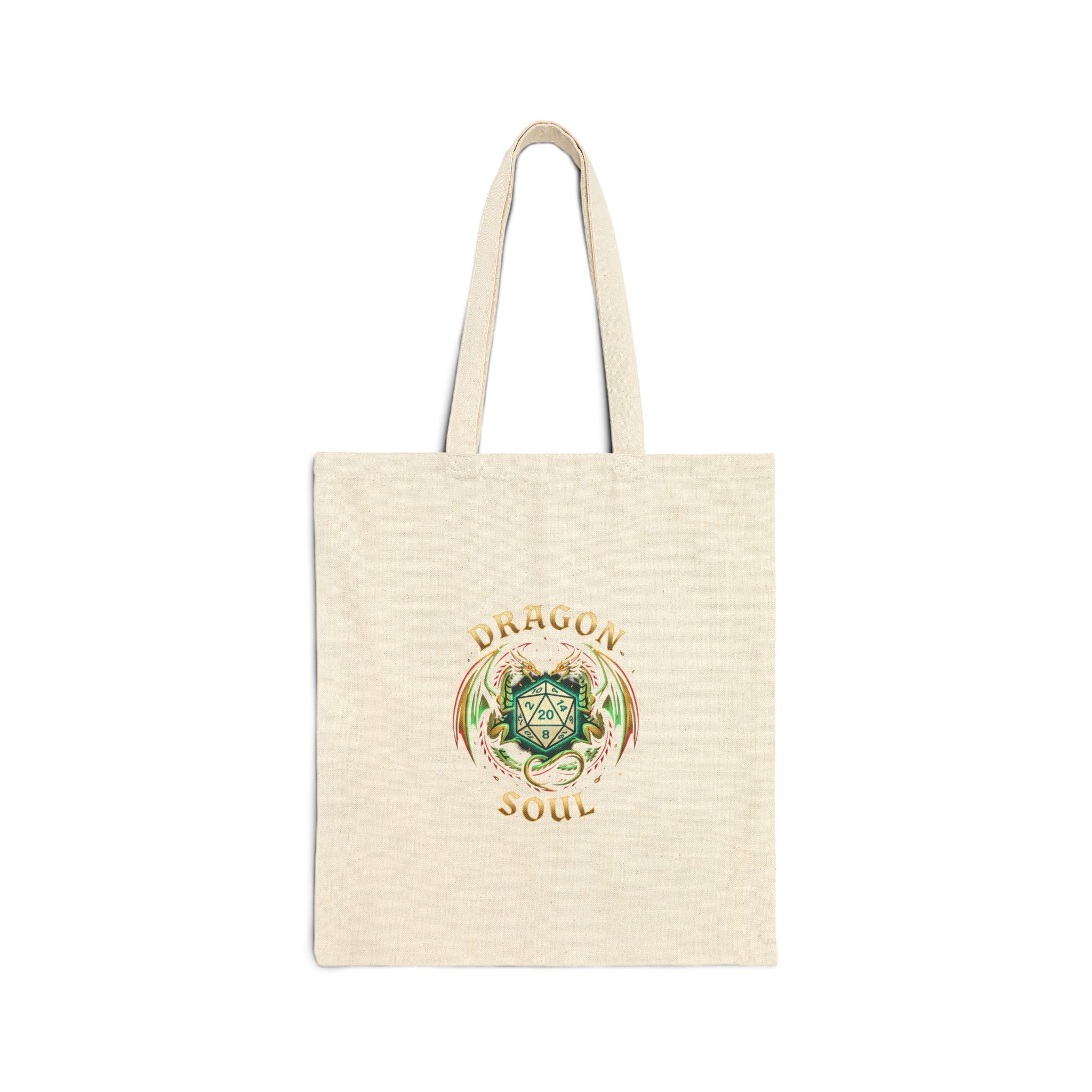 Dragon Soul Tote, fantasy art, mythical creature, tattoo style
