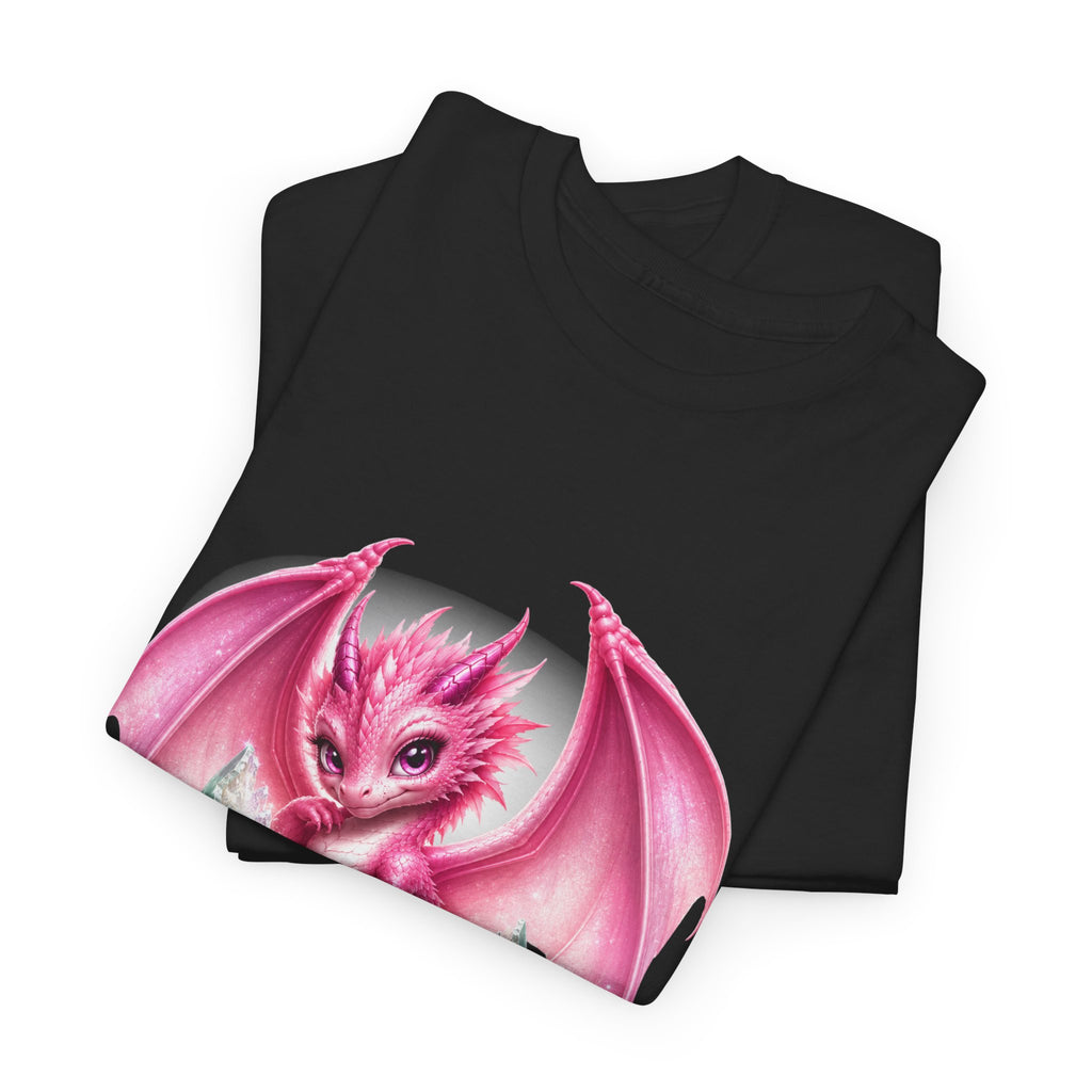 Pink Baby Dragon T-Shirt — Cute Fantasy Dragon Graphic Tee