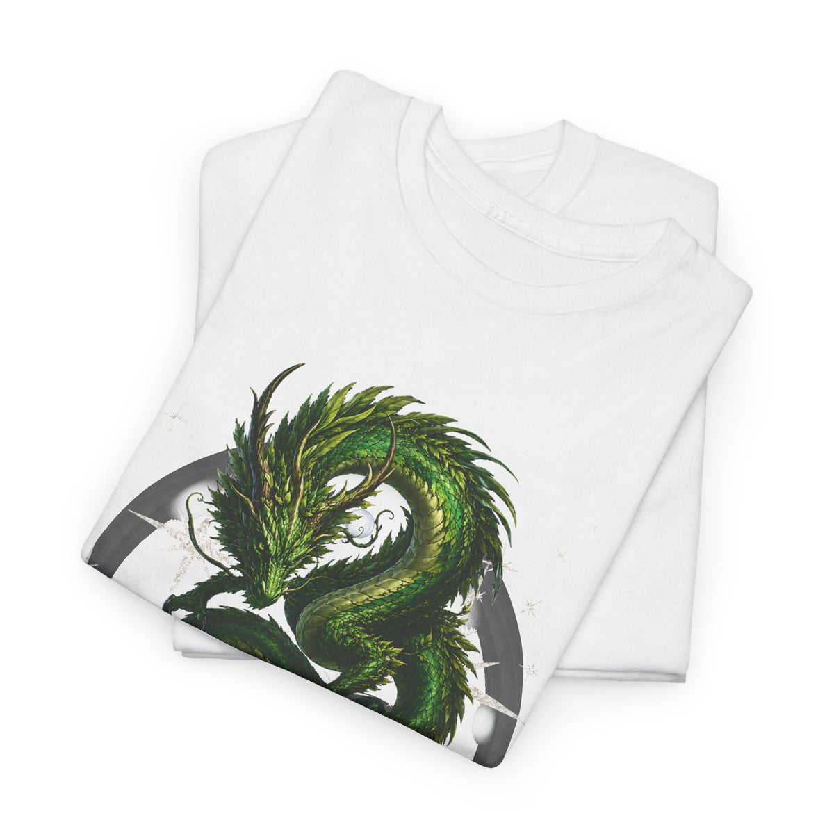 T-Shirt — "The Forest Keeps Receipts" Green Dragon Nature Graphic Tee