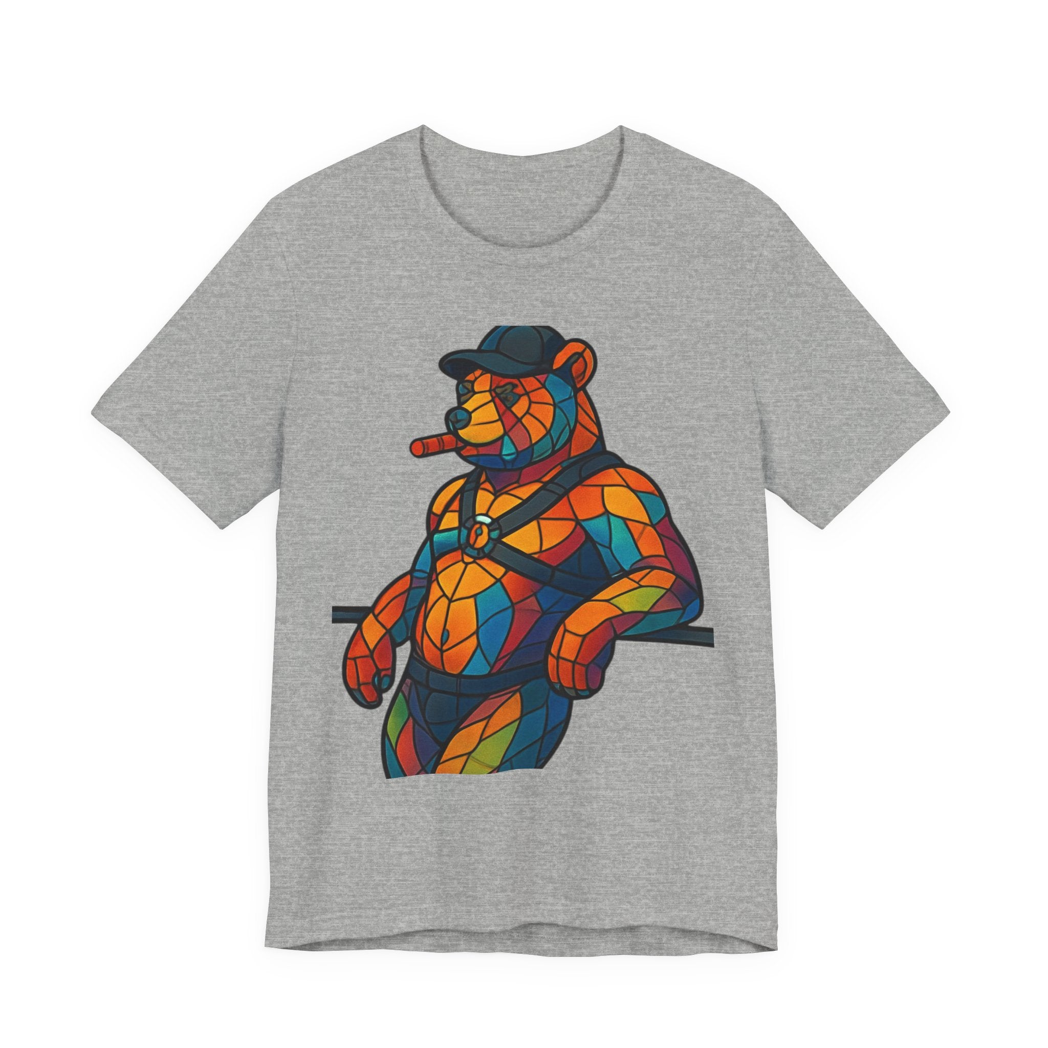 Pride Bear Cigar Daddy Tee, Pride Bear, Leather Bear, Cigar Daddy Bear, Cigar Daddy