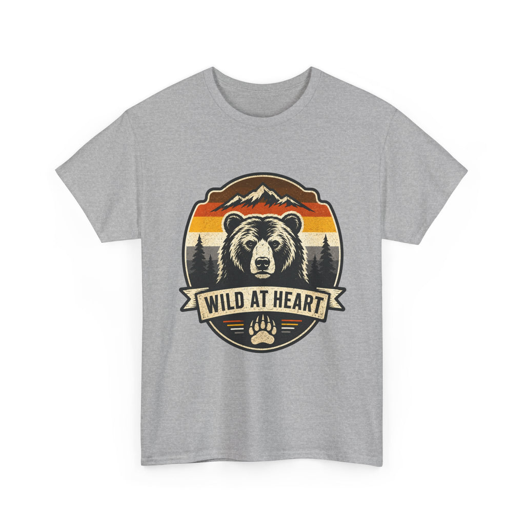 Wild at Heart Bear T-Shirt — Vintage Outdoor Adventure Tee