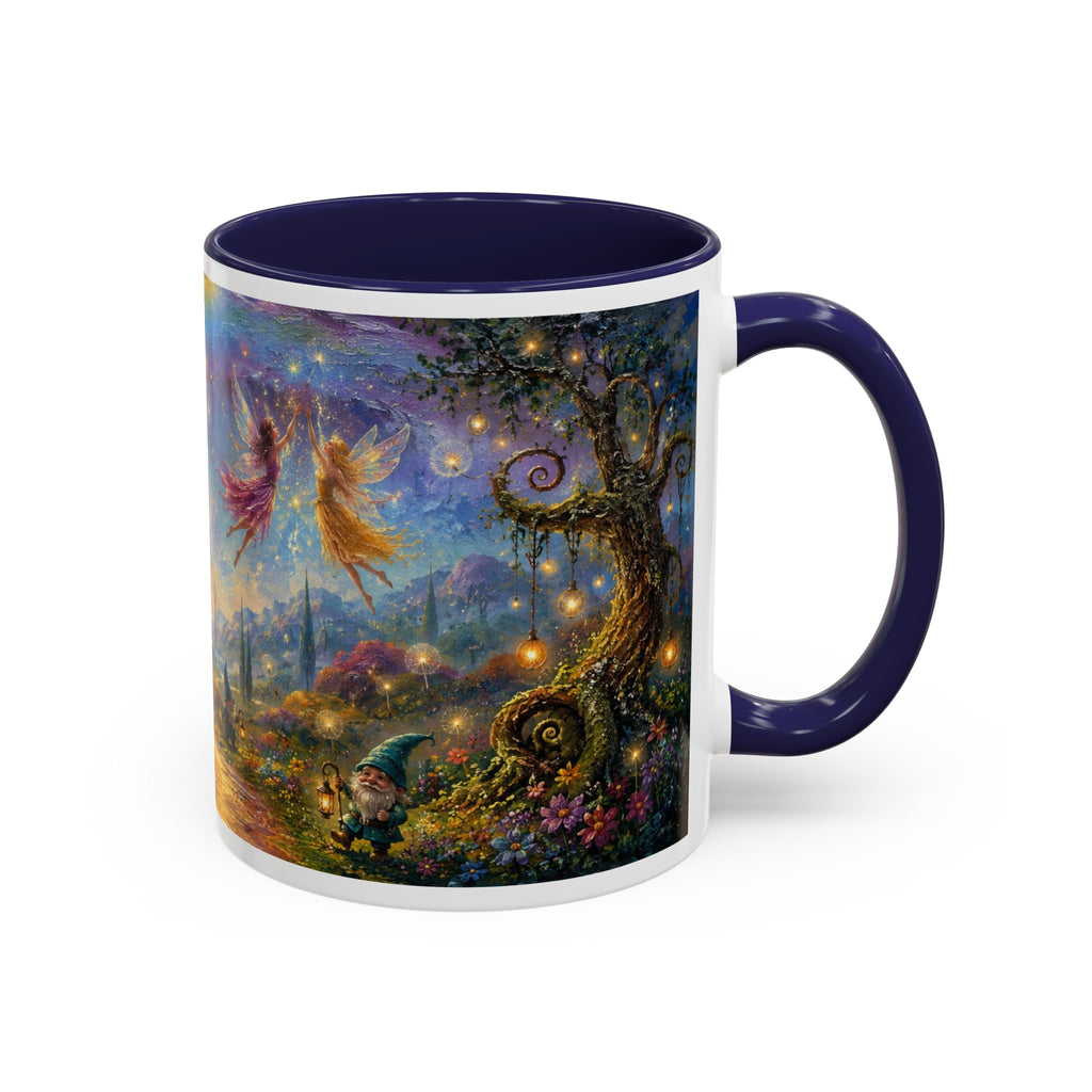 Fantasy Fairyland Coffee Mug — Rainbow Castle Magical Woodland Tea Cup
