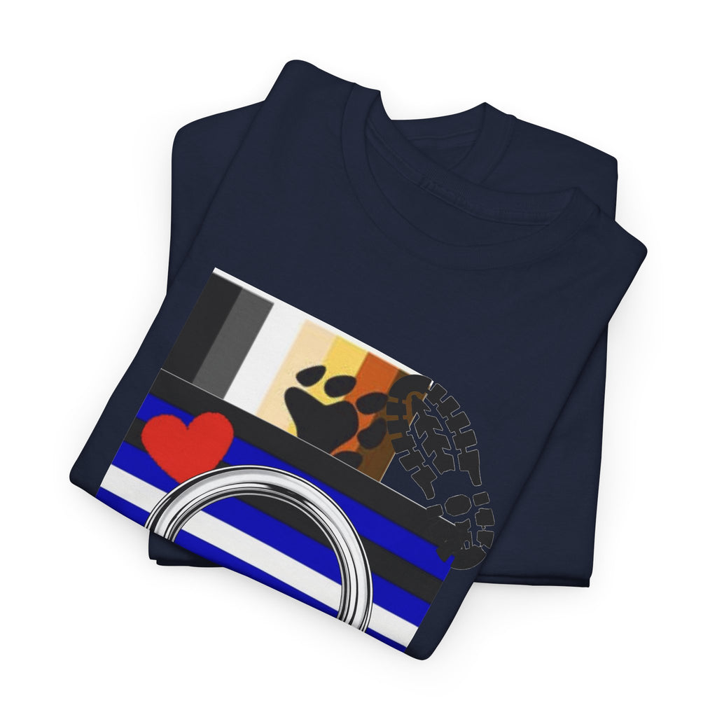 Awareness Ribbon & Pride Flag Graphic Tee