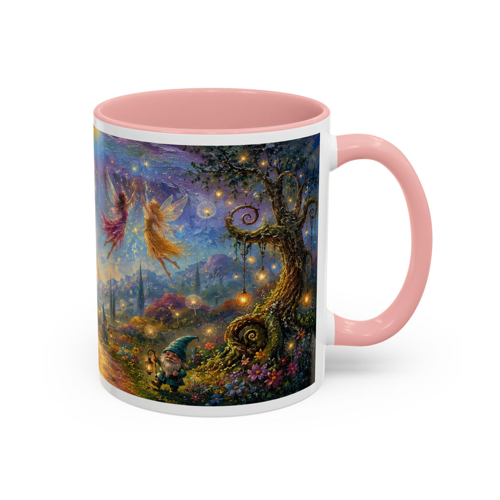 Fantasy Fairyland Coffee Mug — Rainbow Castle Magical Woodland Tea Cup