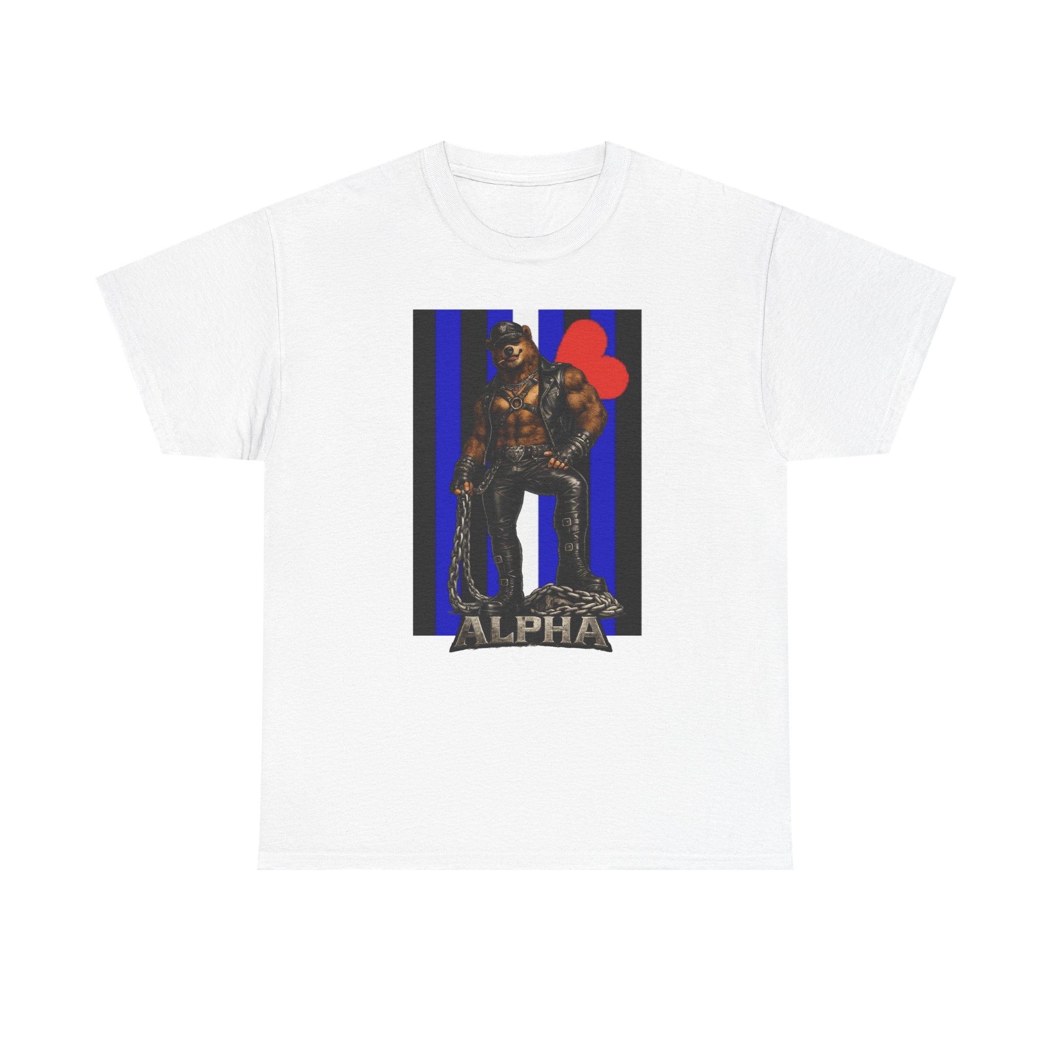 Alpha Leather Daddy T-Shirt — Pride Biker Art Tee