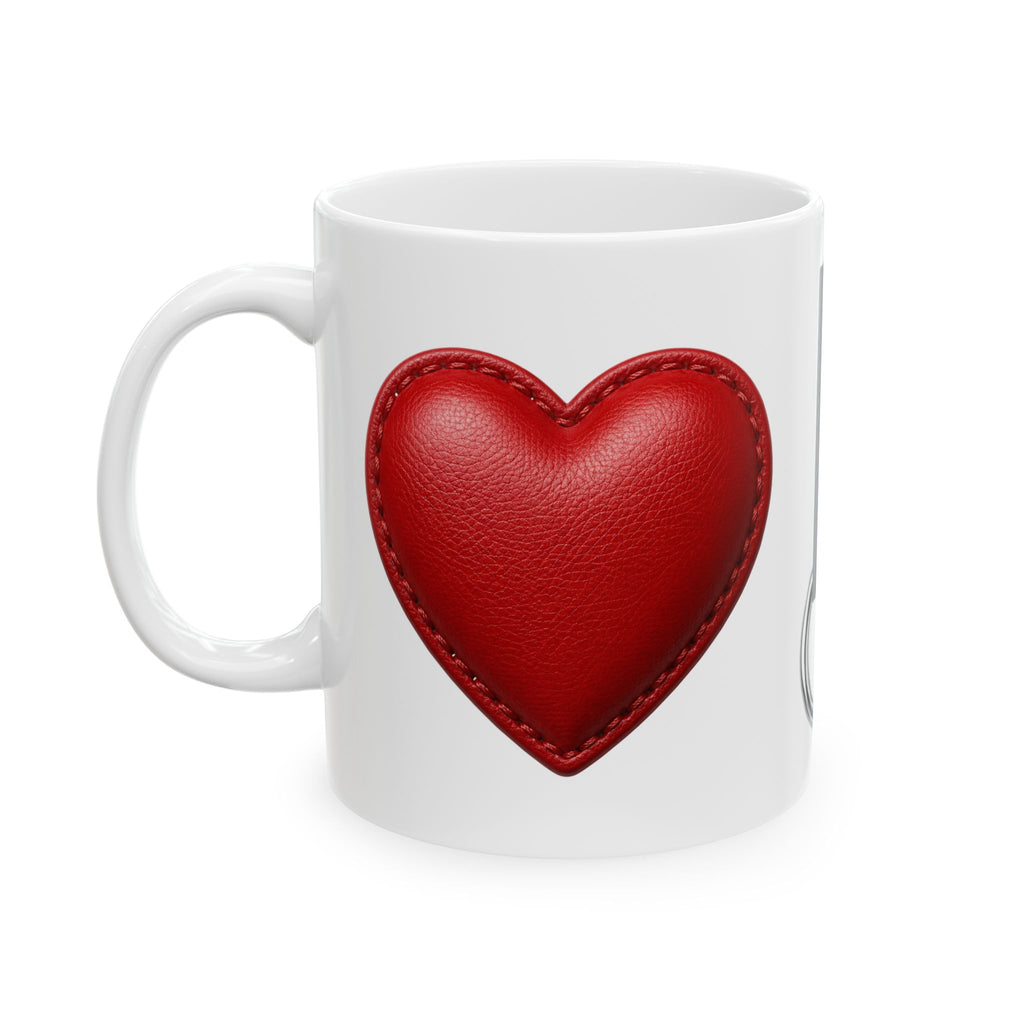 Bondage Heart Collar Mug – Kink Love Ceramic Coffee Cup (11oz/15oz)