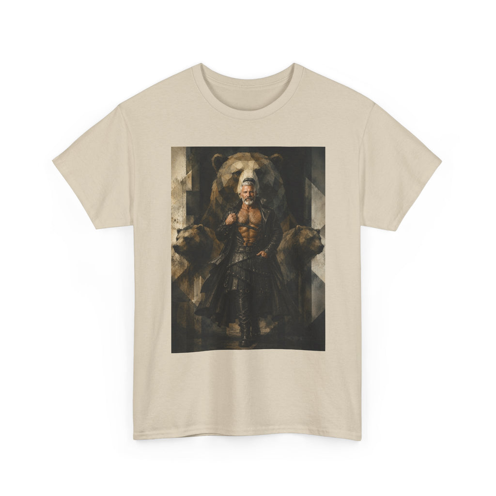 Viking Warrior Art Tee. Bear T-shirt. Bear men.