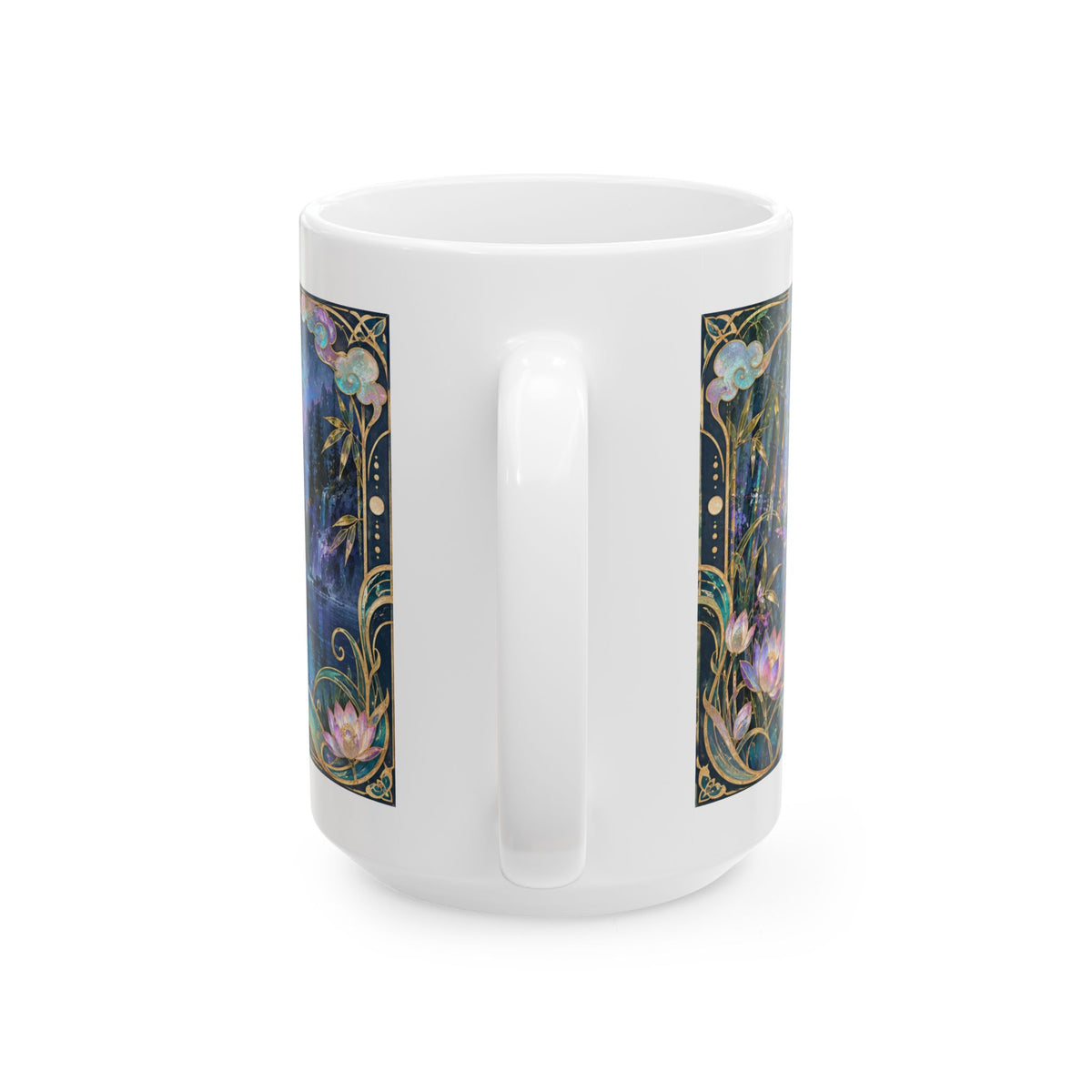Panda Mugs – Asian-Inspired Art Nouveau Nature Collection
