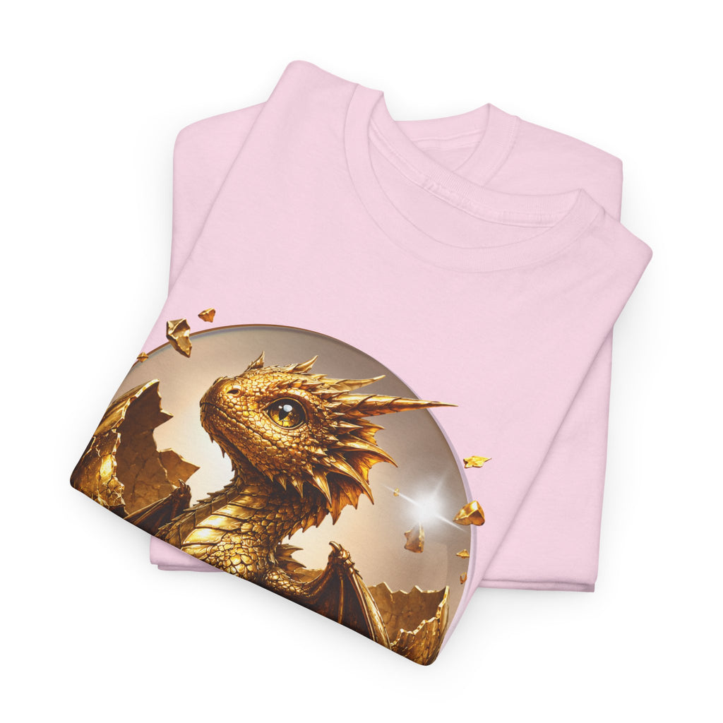 T-Shirt — "Lawful Rich" Gold Dragon Graphic Tee