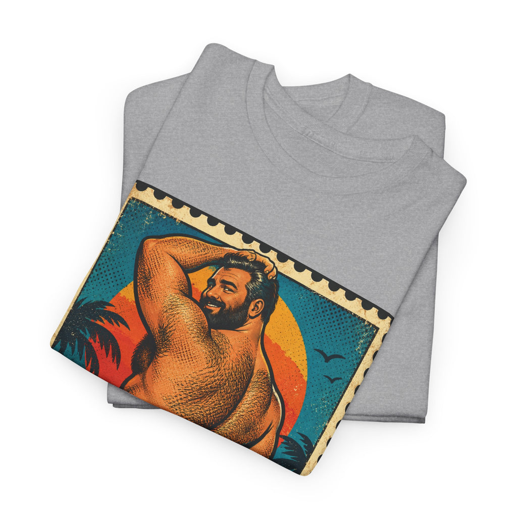 Bear Pride. Bear in speedo in Vintage Pin up style design.