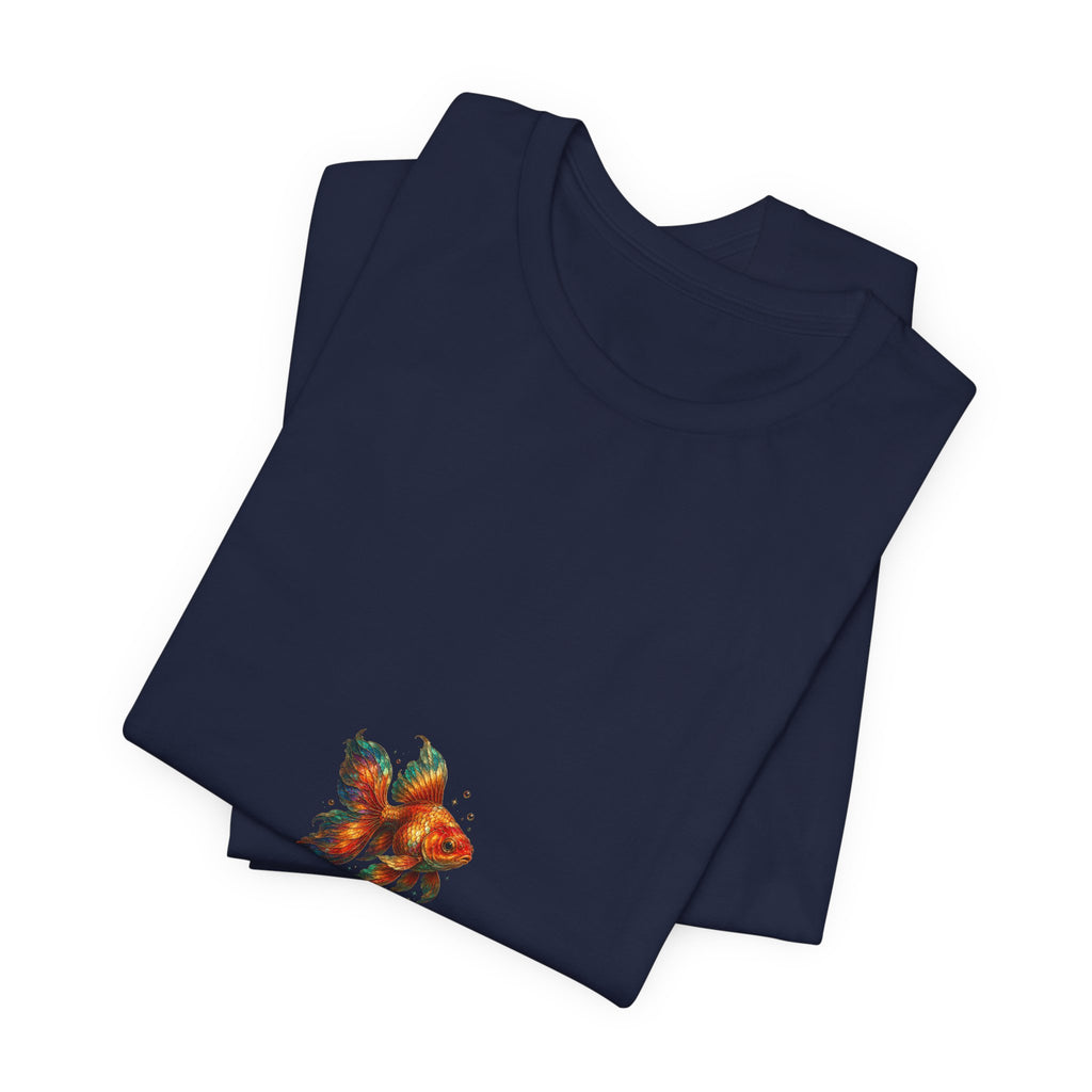 Goldfish Love T‑Shirt — Colorful Koi Illustration Tee