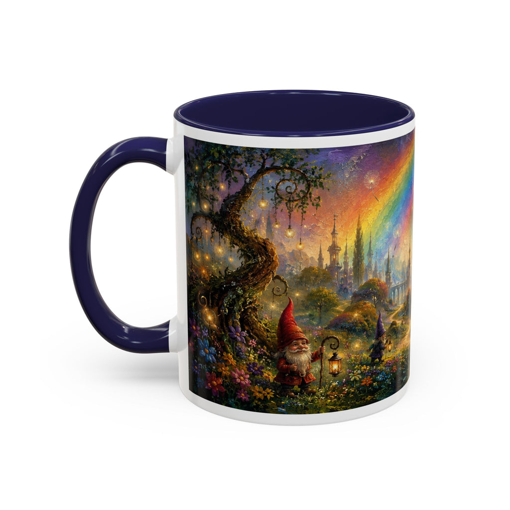Fantasy Fairyland Coffee Mug — Rainbow Castle Magical Woodland Tea Cup