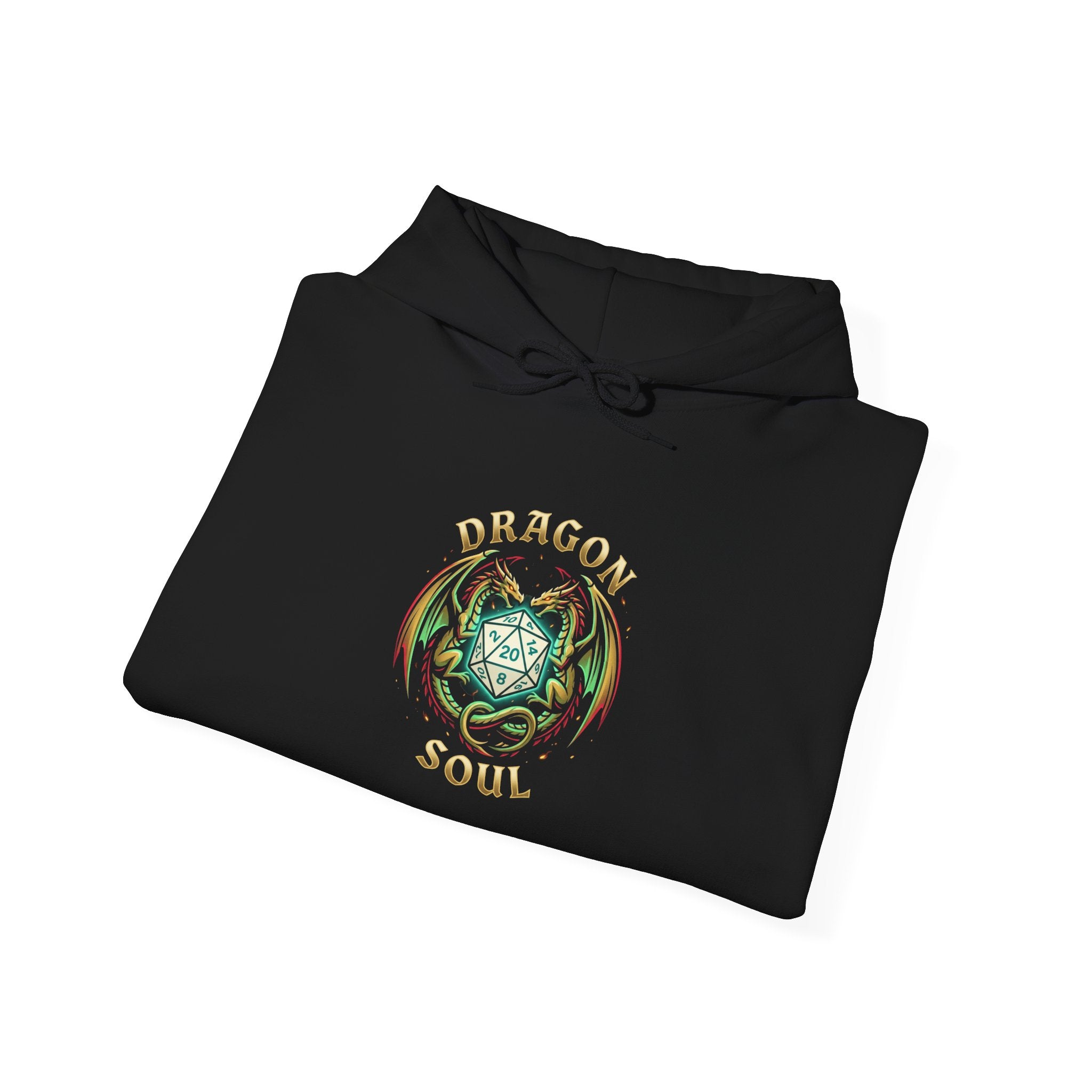 Dragon Soul Hoodie | fantasy art, tattoo-style mythical creature