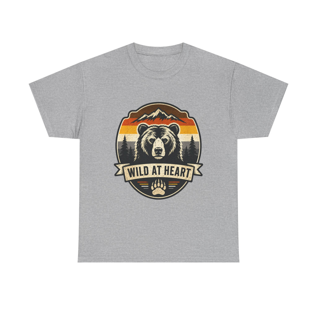 Wild at Heart Bear T-Shirt — Vintage Outdoor Adventure Tee