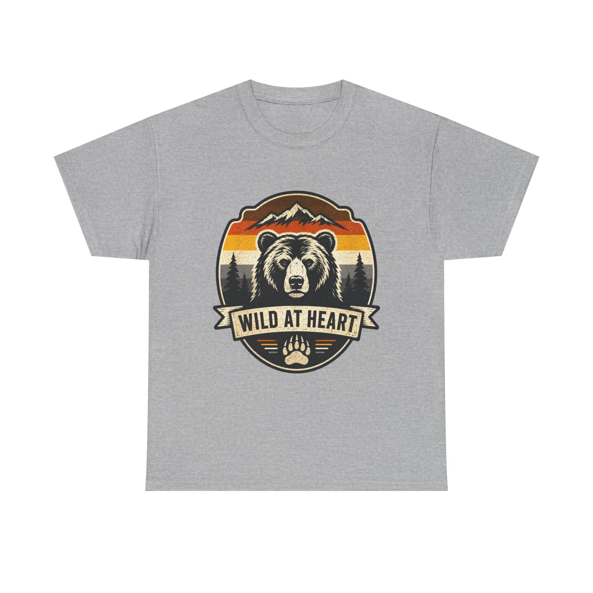 Wild at Heart Bear T-Shirt — Vintage Outdoor Adventure Tee