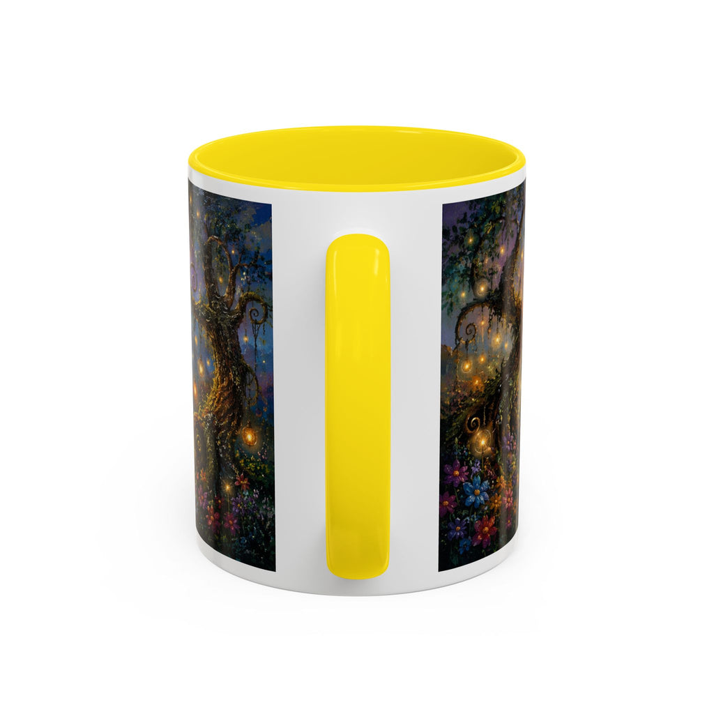 Fantasy Fairyland Coffee Mug — Rainbow Castle Magical Woodland Tea Cup