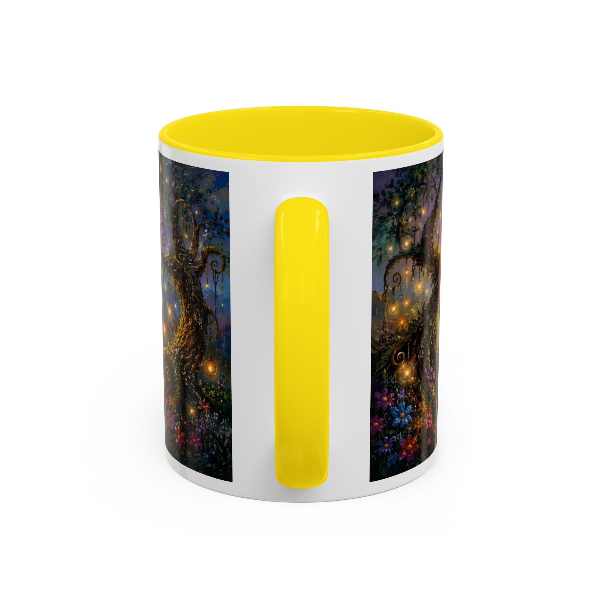 Fantasy Fairyland Coffee Mug — Rainbow Castle Magical Woodland Tea Cup