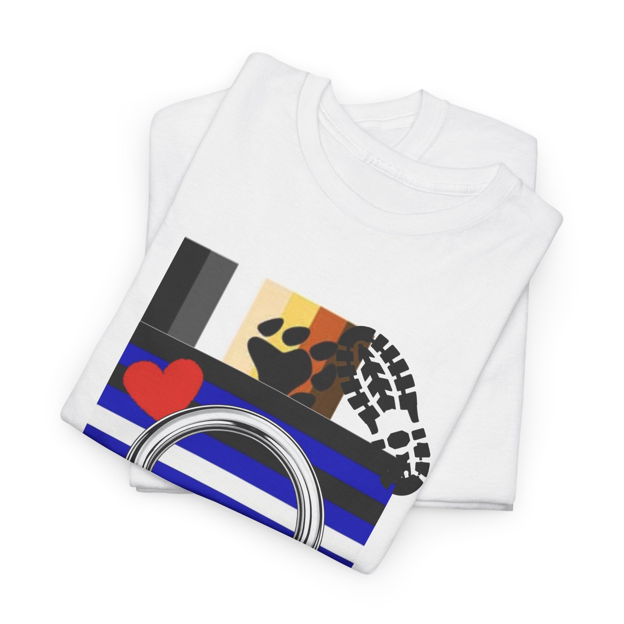 Awareness Ribbon & Pride Flag Graphic Tee