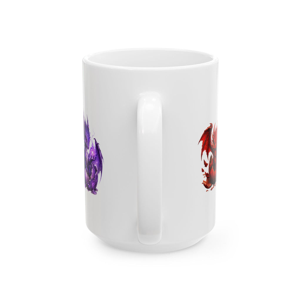 Baby Dragon Parade Ceramic Mug – Colorful Fantasy Dragons 11oz/15oz