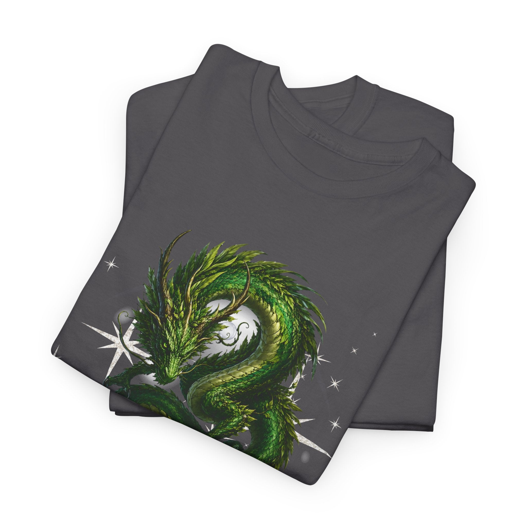 T-Shirt — "The Forest Keeps Receipts" Green Dragon Nature Graphic Tee
