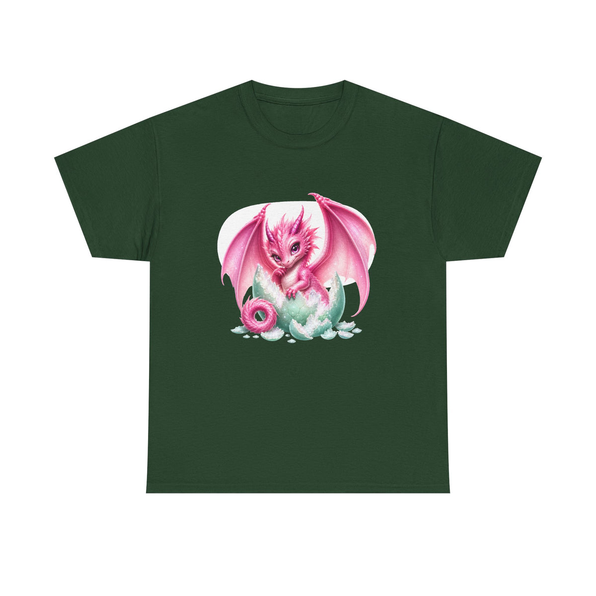 Pink Baby Dragon T-Shirt — Cute Fantasy Dragon Graphic Tee