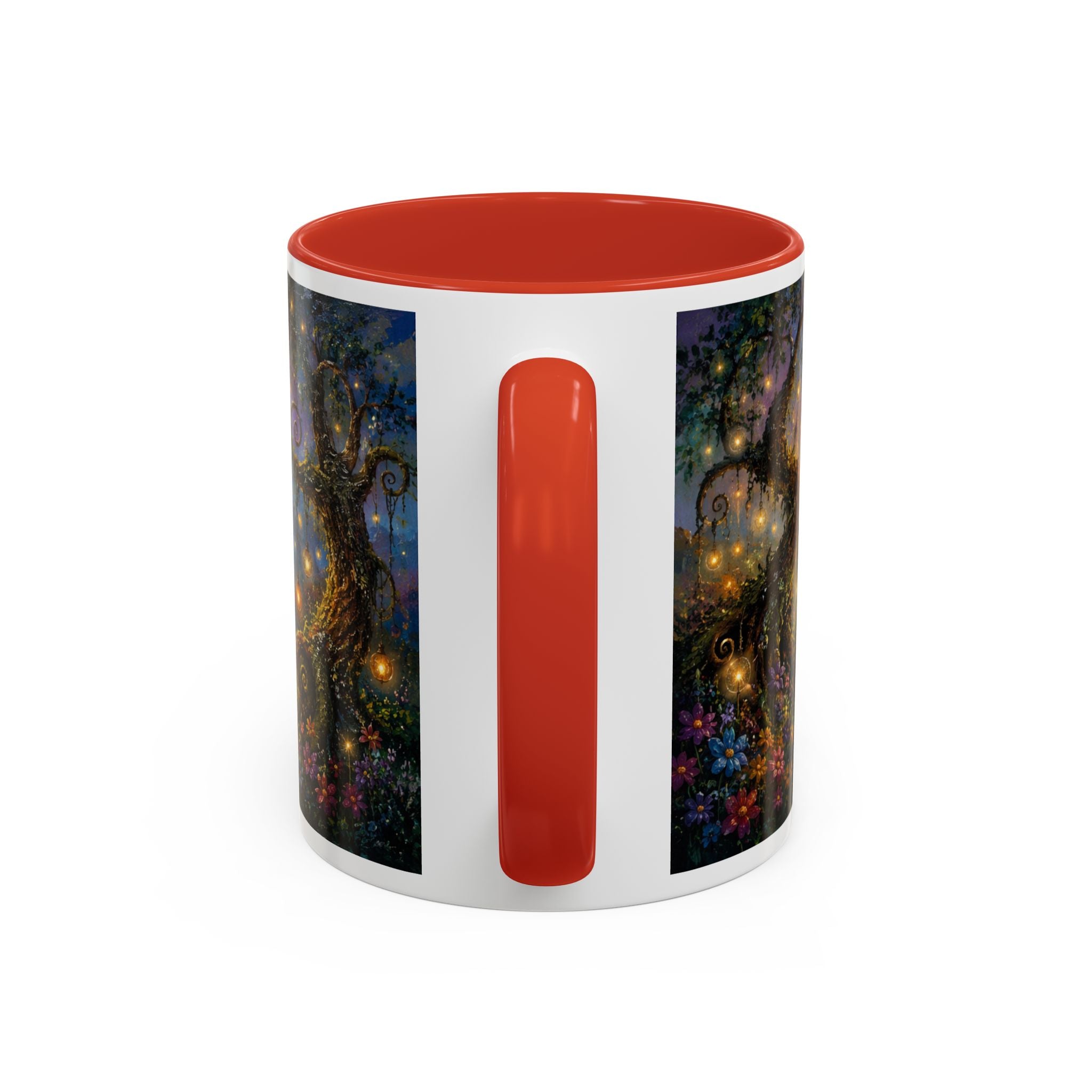 Fantasy Fairyland Coffee Mug — Rainbow Castle Magical Woodland Tea Cup