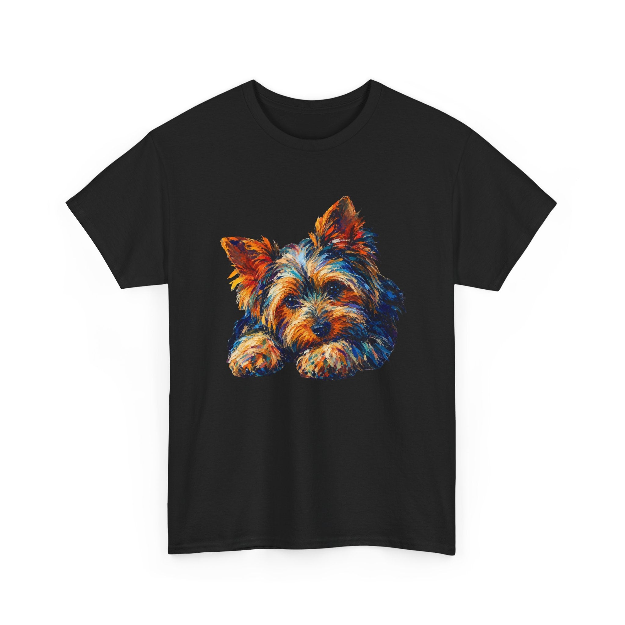Yorkshire Terrier Portrait T-Shirt — Colorful Cute Yorkie Tee for Dog Lovers