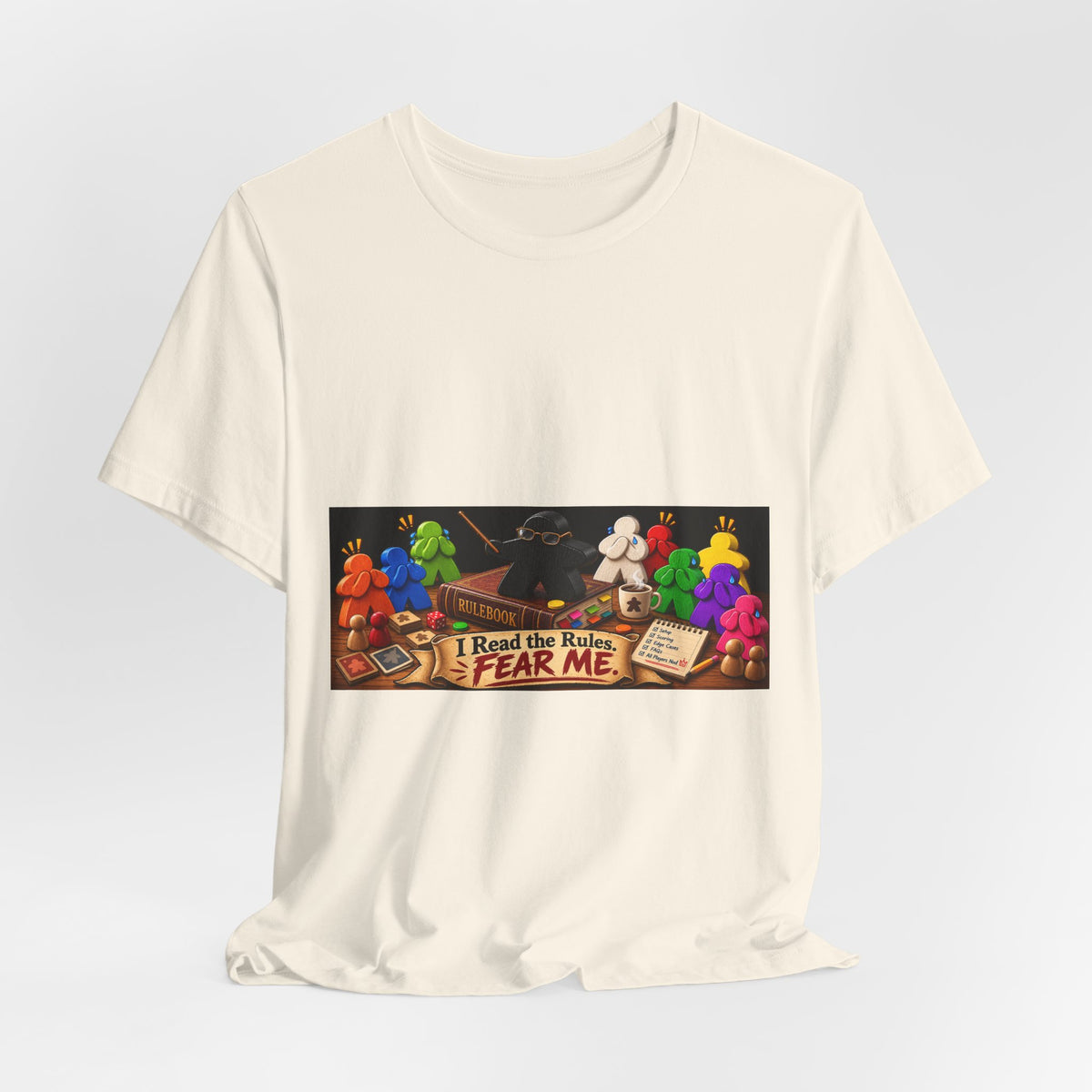 Board Game Meeples Graphic Tee — "I Used to Be Fun, Now I Fear Me"