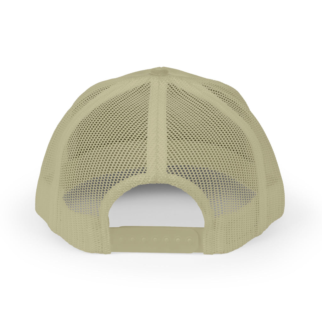Durable Retro Script Snapback Trucker Cap